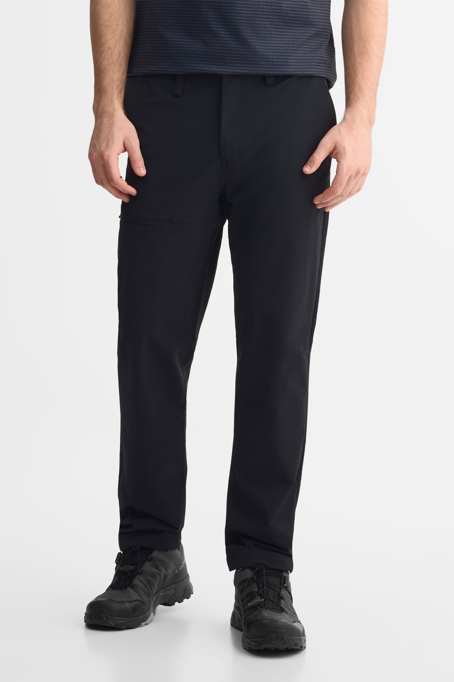 Pantalon coupe semi-ajustée - Homme && NOIR