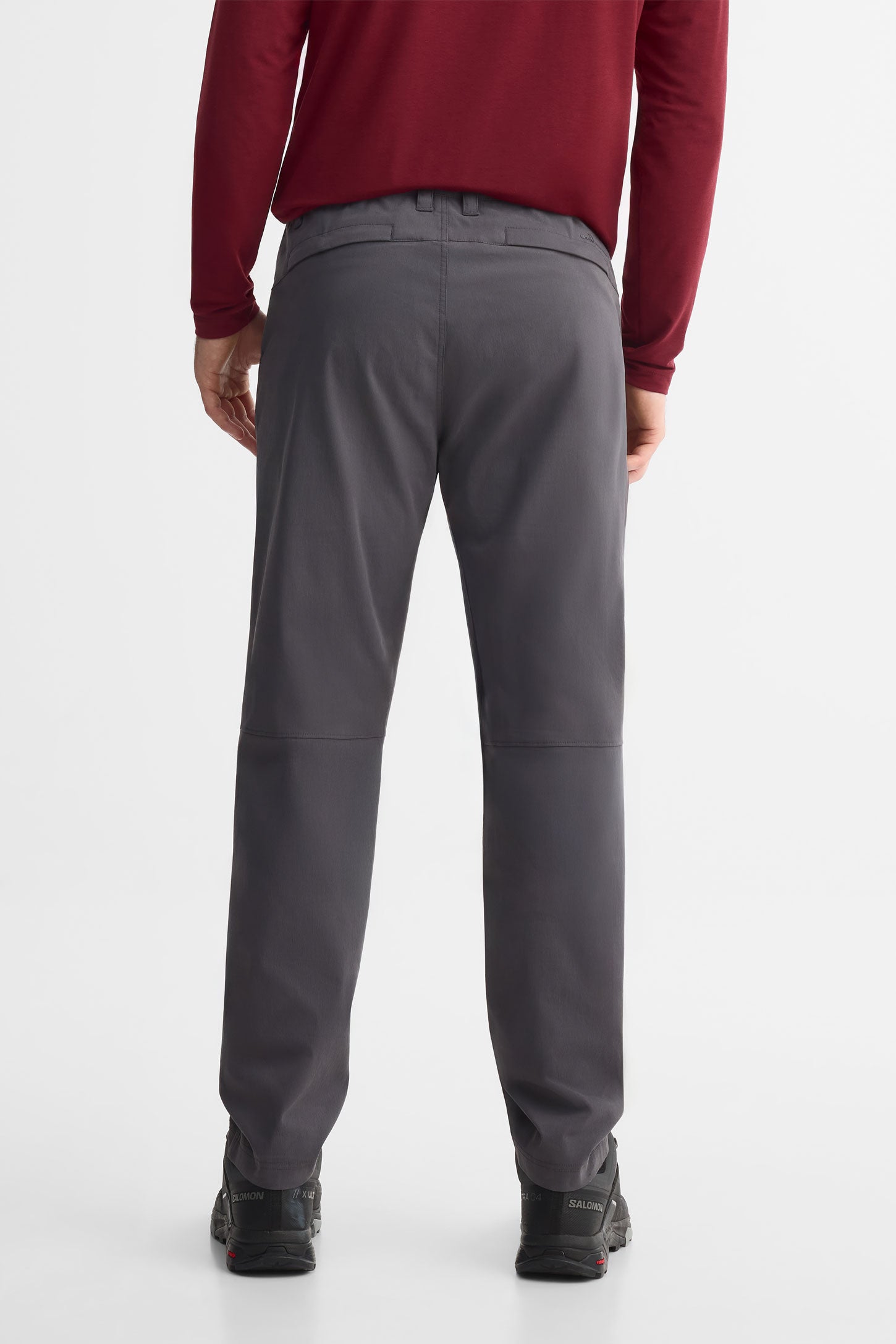 Pantalon cargo coupe semi-ajustée - Homme && CHARBON