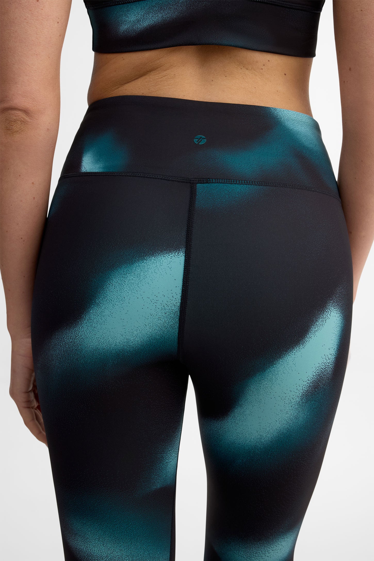 Legging taille haute - Femme && VERT/MULTI