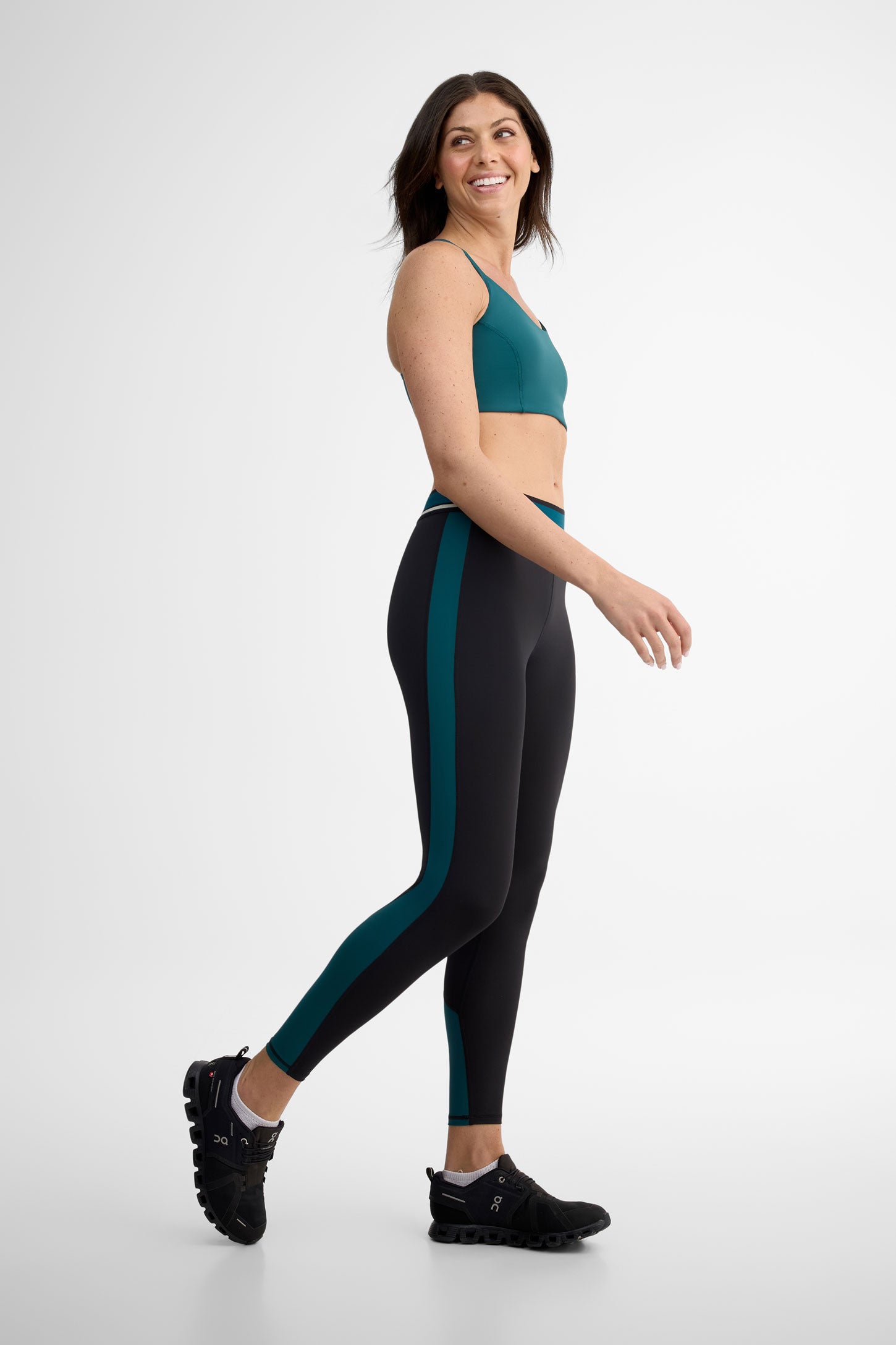 Legging taille haute - Femme && NOIR