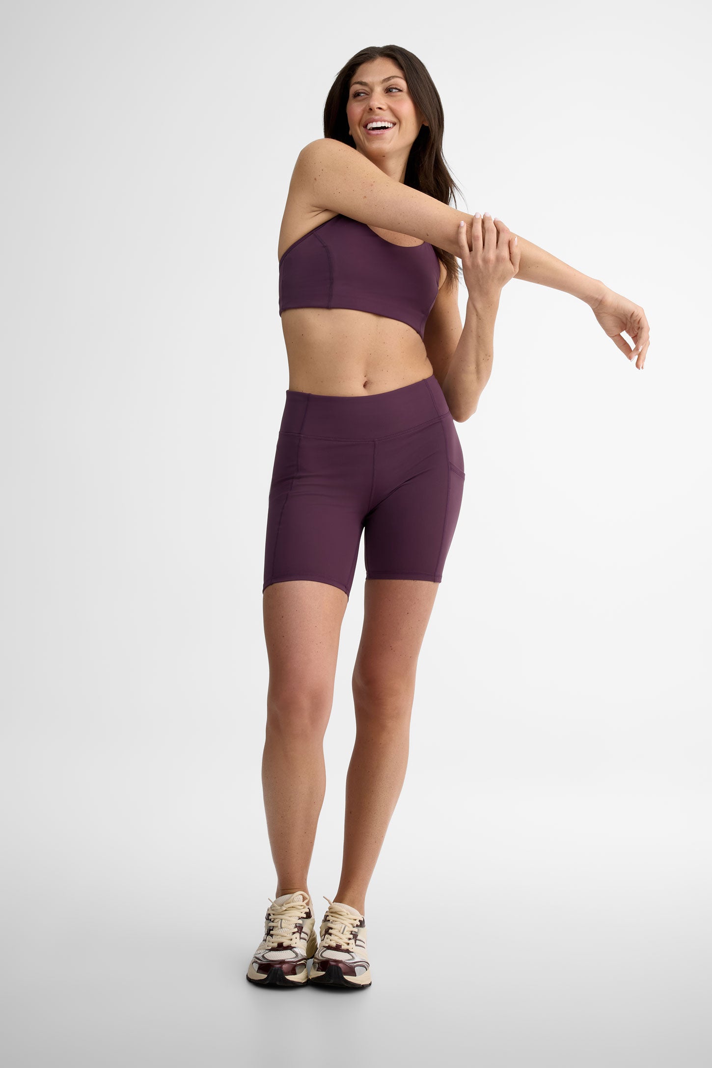 Soutien-gorge athlétique - Femme && PRUNE