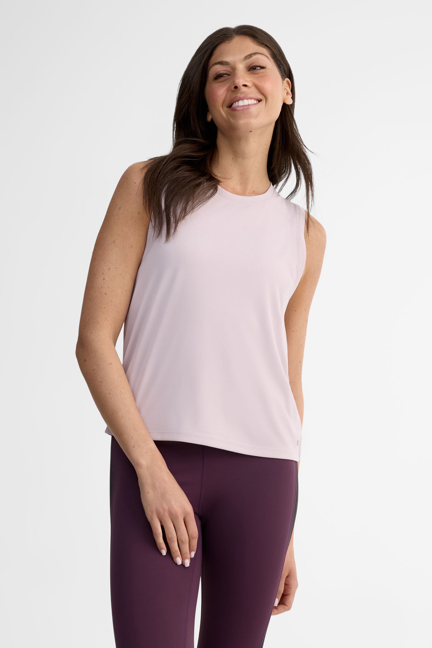 Camisole muscle tank col rond - Femme && LILAS