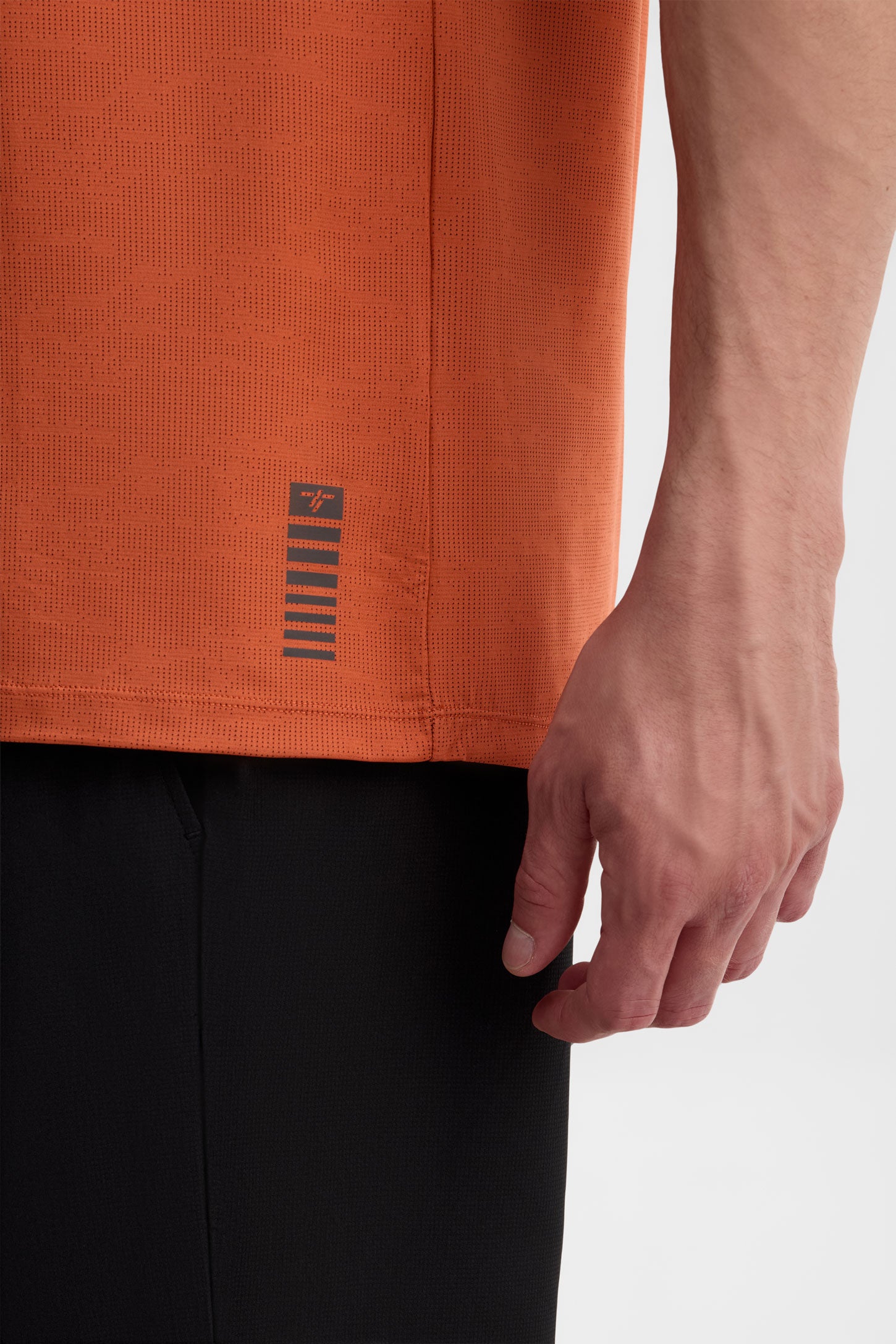 T-shirt col rond - Homme && ORANGE