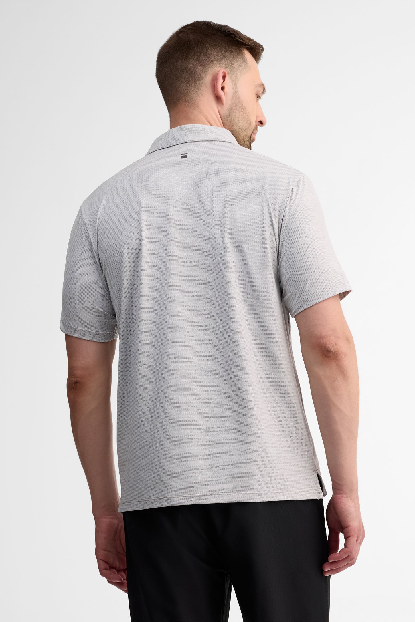 Polo manches courtes - Homme && GRIS PALE