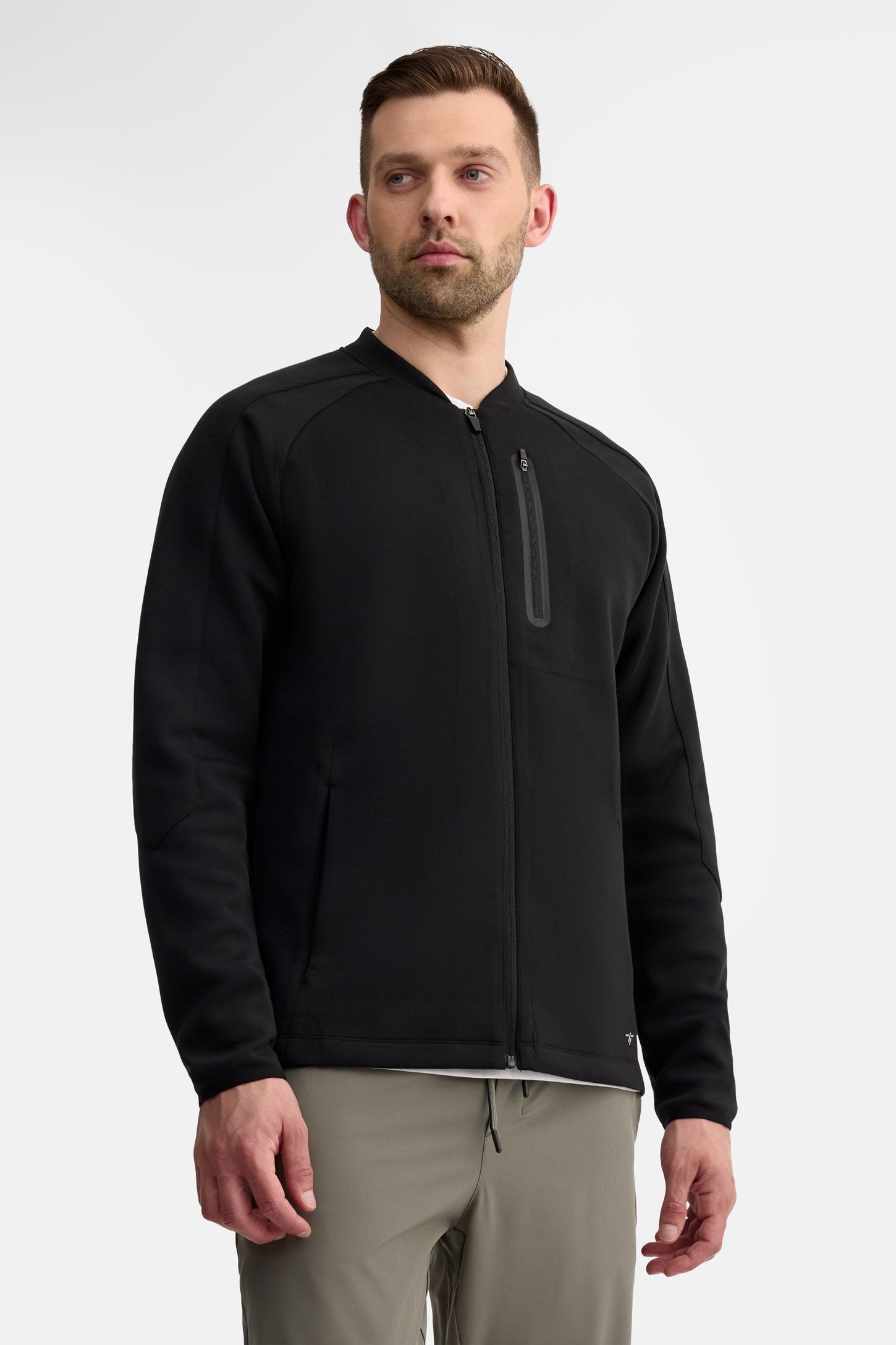 Veste à fermeture éclair - Homme && NOIR