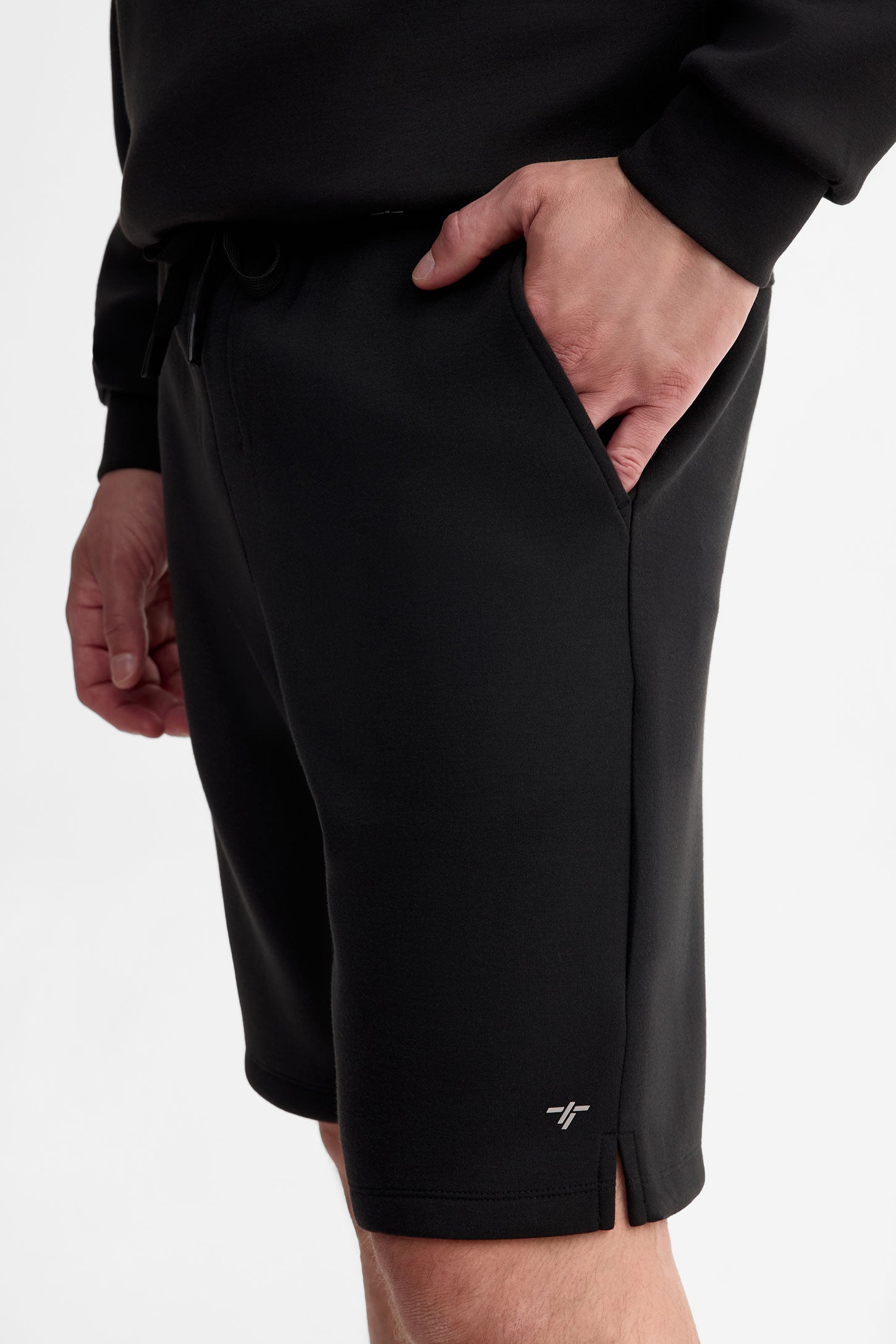 Short taille élastique - Homme && NOIR