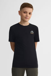 T-shirt col rond - Ado garçon && NOIR