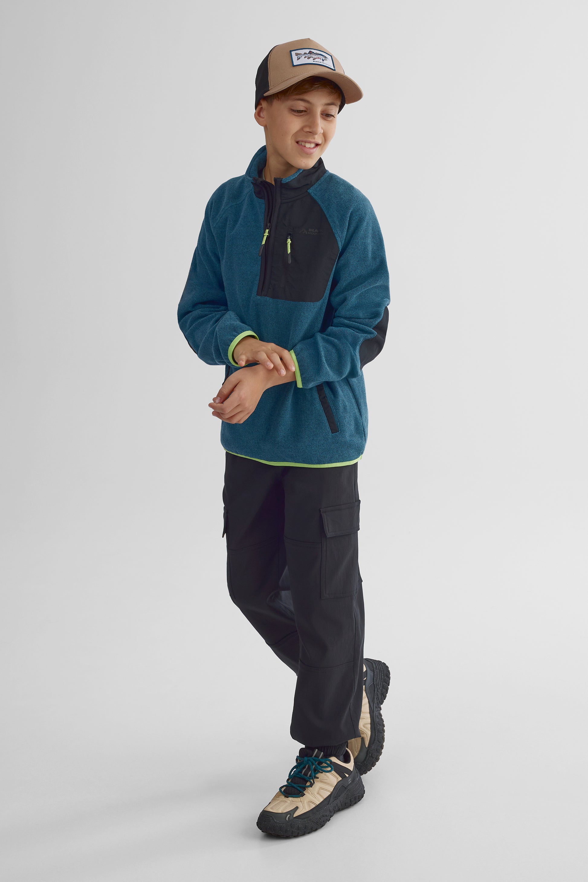 Veste M/l col mock – Ado garçon && SARCELLE/MULTI