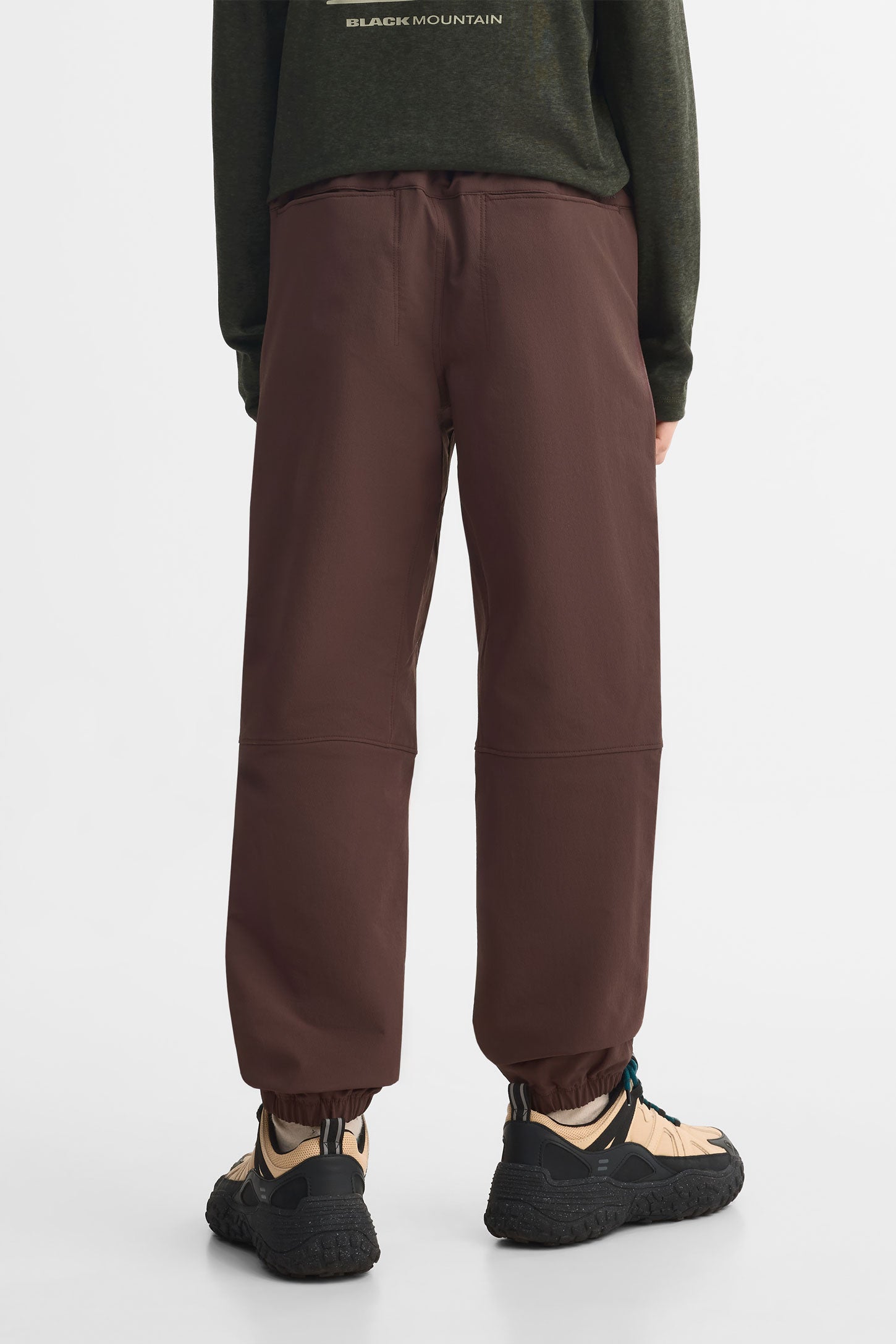 Pantalon cargo extensible 4 sens - Ado garçon && BRUN FONCE