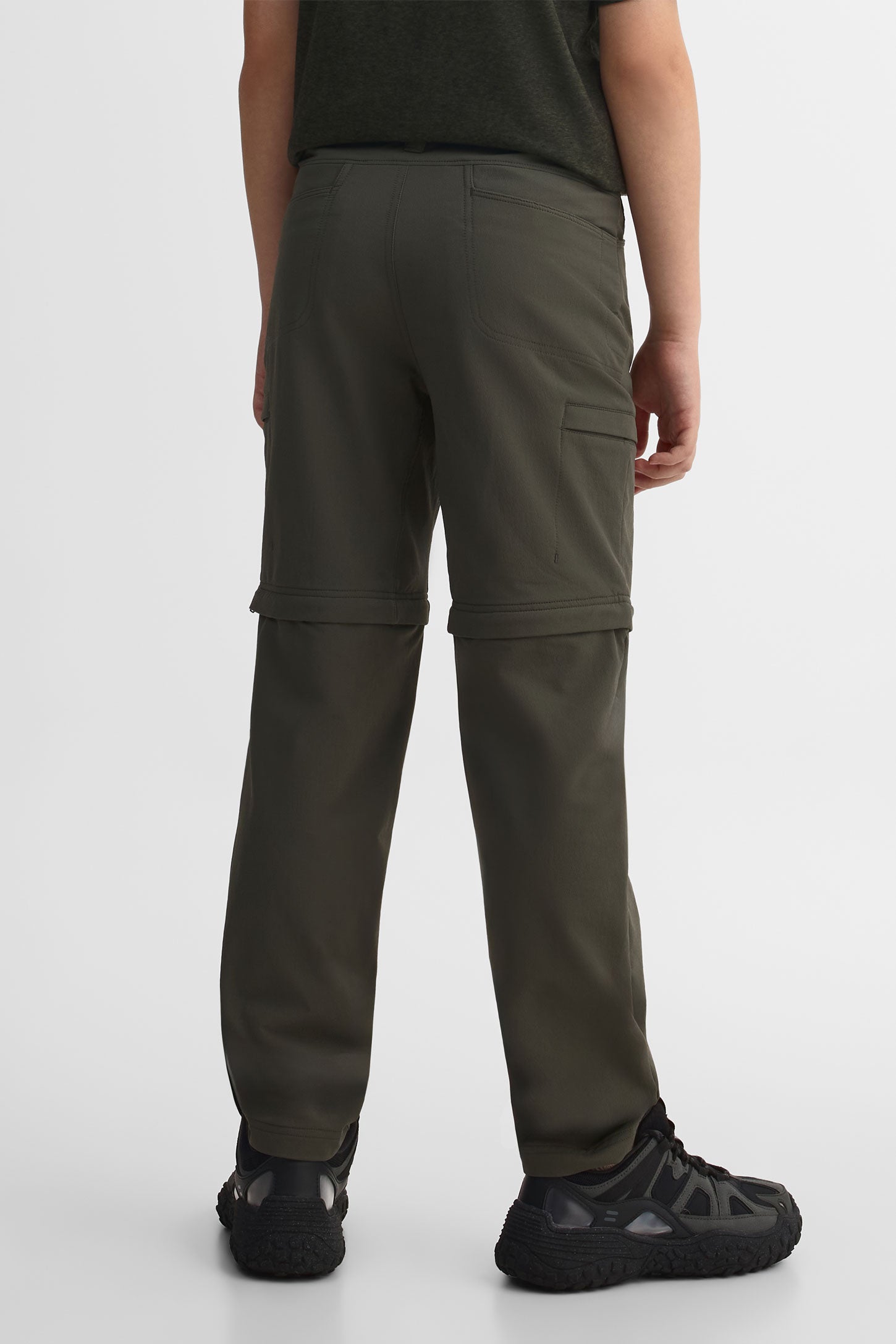 Pantalon cargo convertible - Ado garçon && KAKI