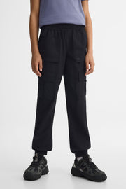 Pantalon cargo - Ado fille && NOIR