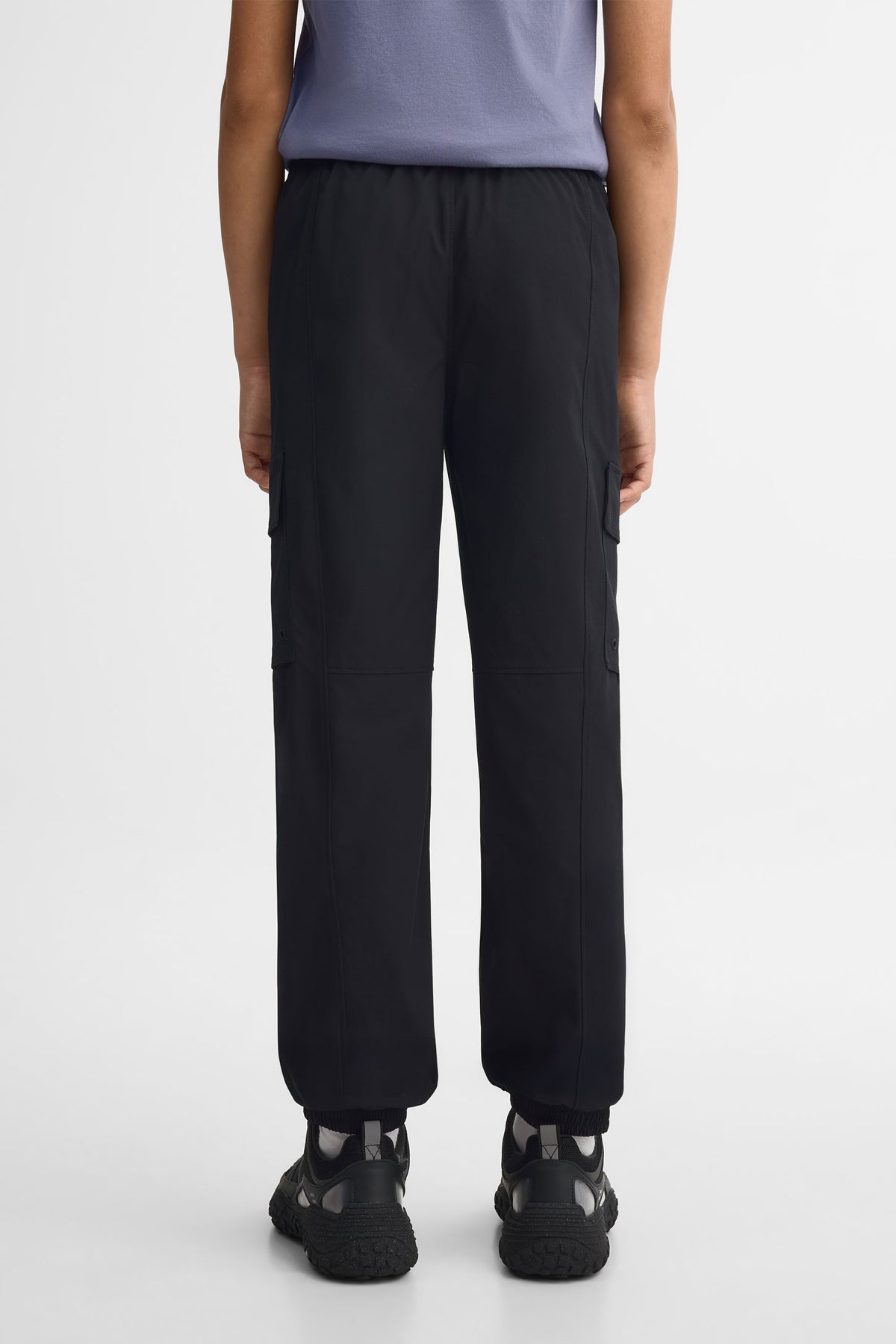 Pantalon cargo - Ado fille && NOIR