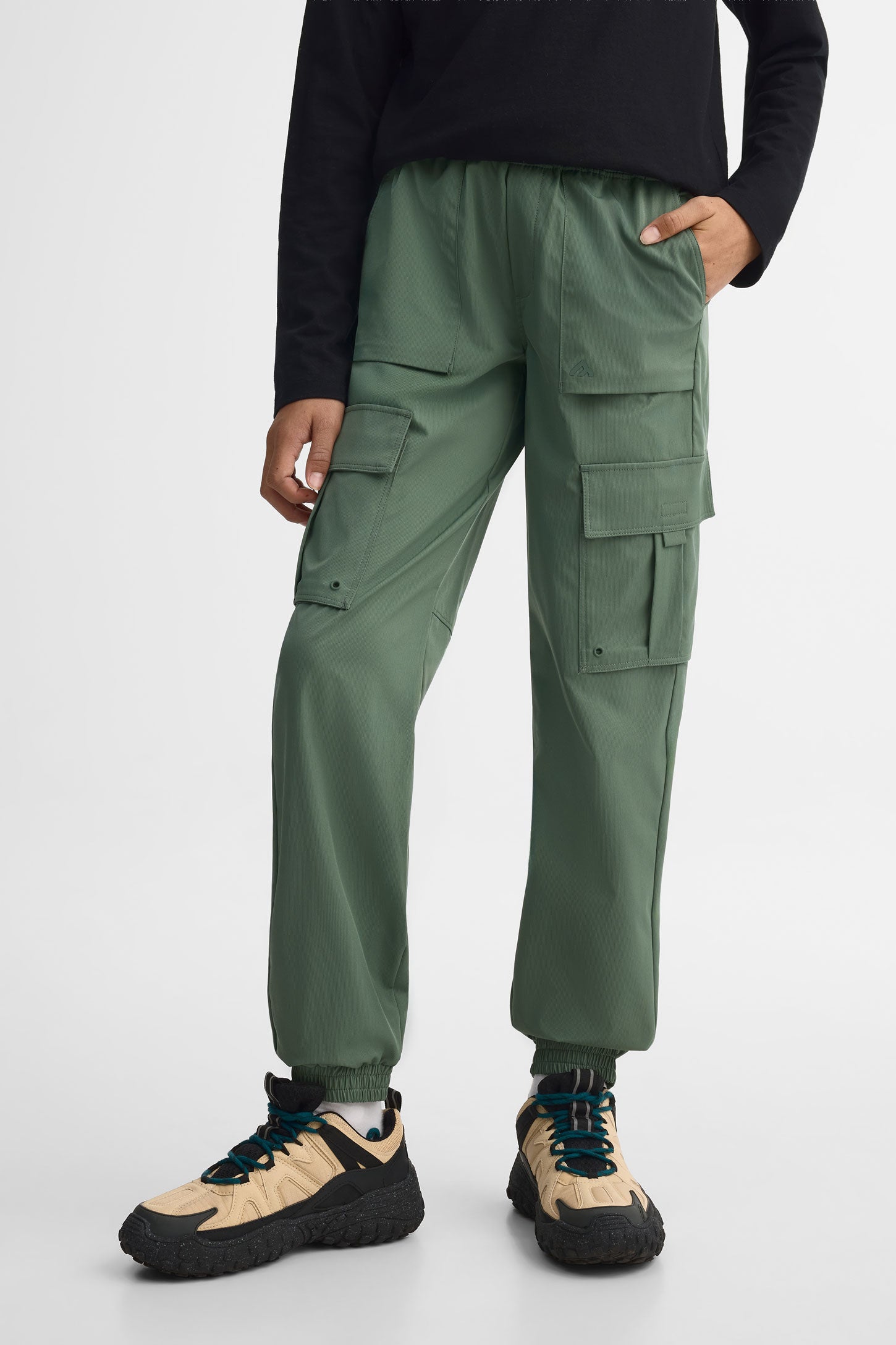 Pantalon cargo - Ado fille && VERT