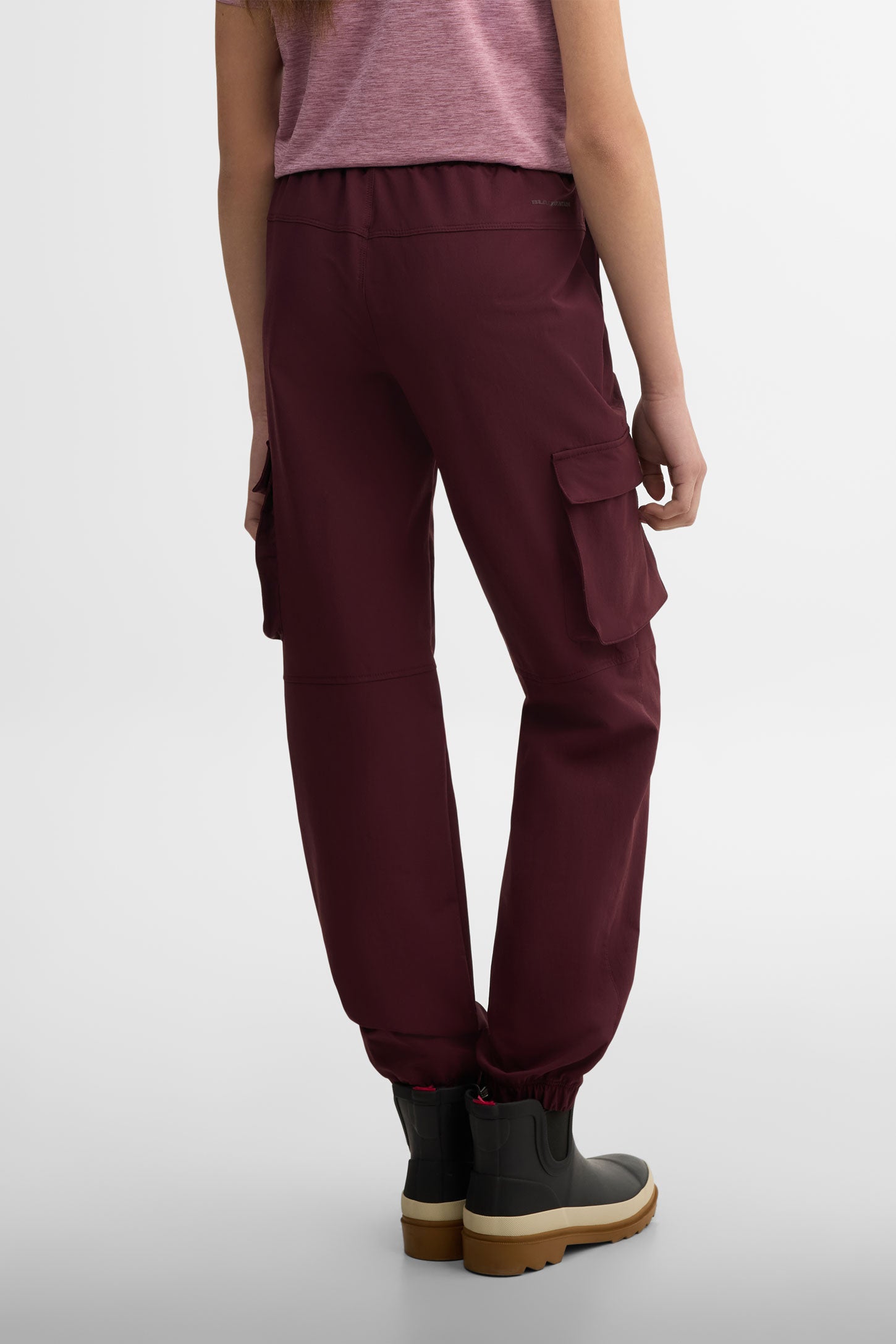Pantalon cargo - Ado fille && ROUGE VIN