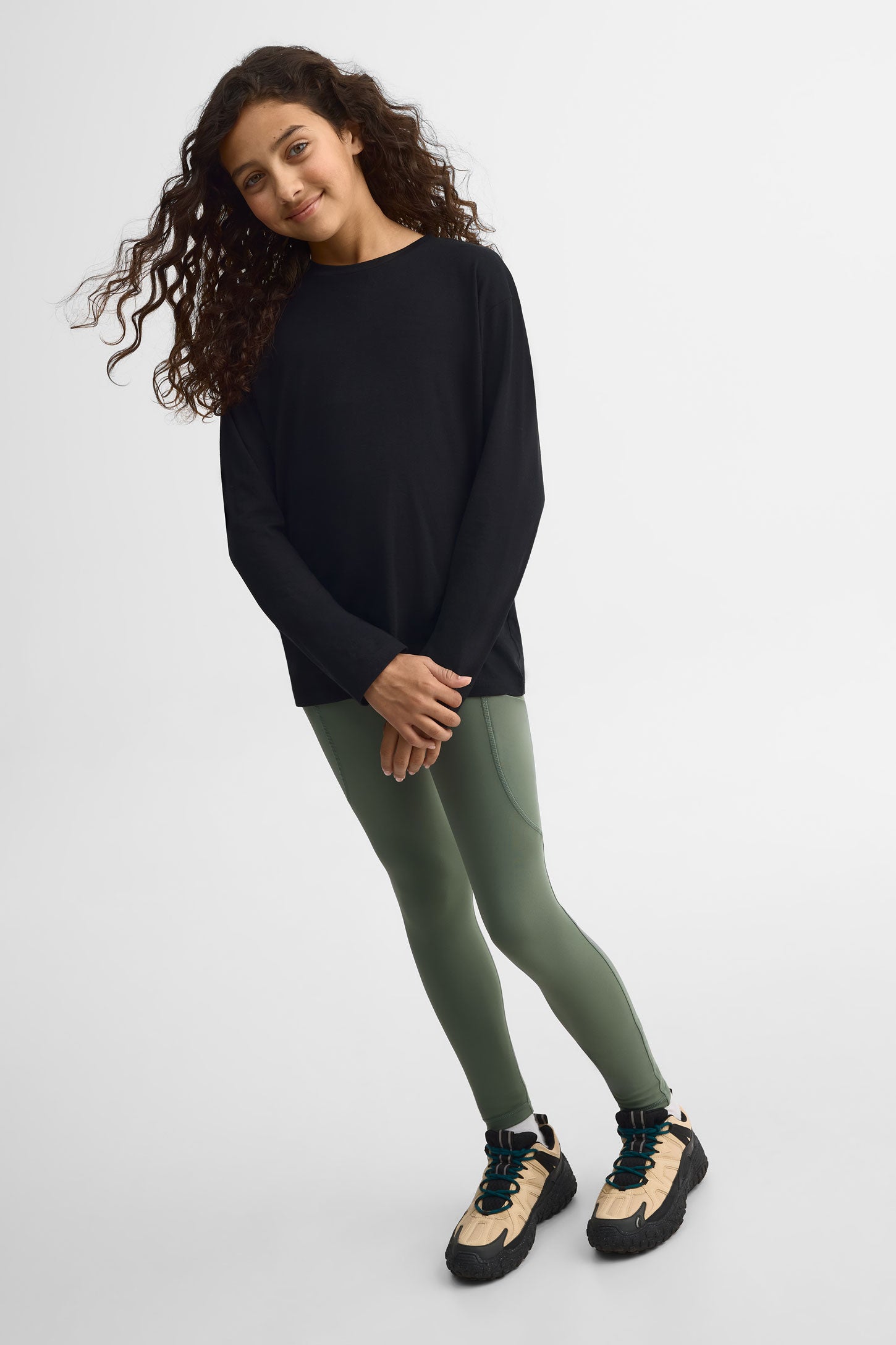 Legging compression - Ado fille && VERT