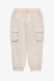 Pantalon cargo en ripstop - Enfant fille && BEIGE
