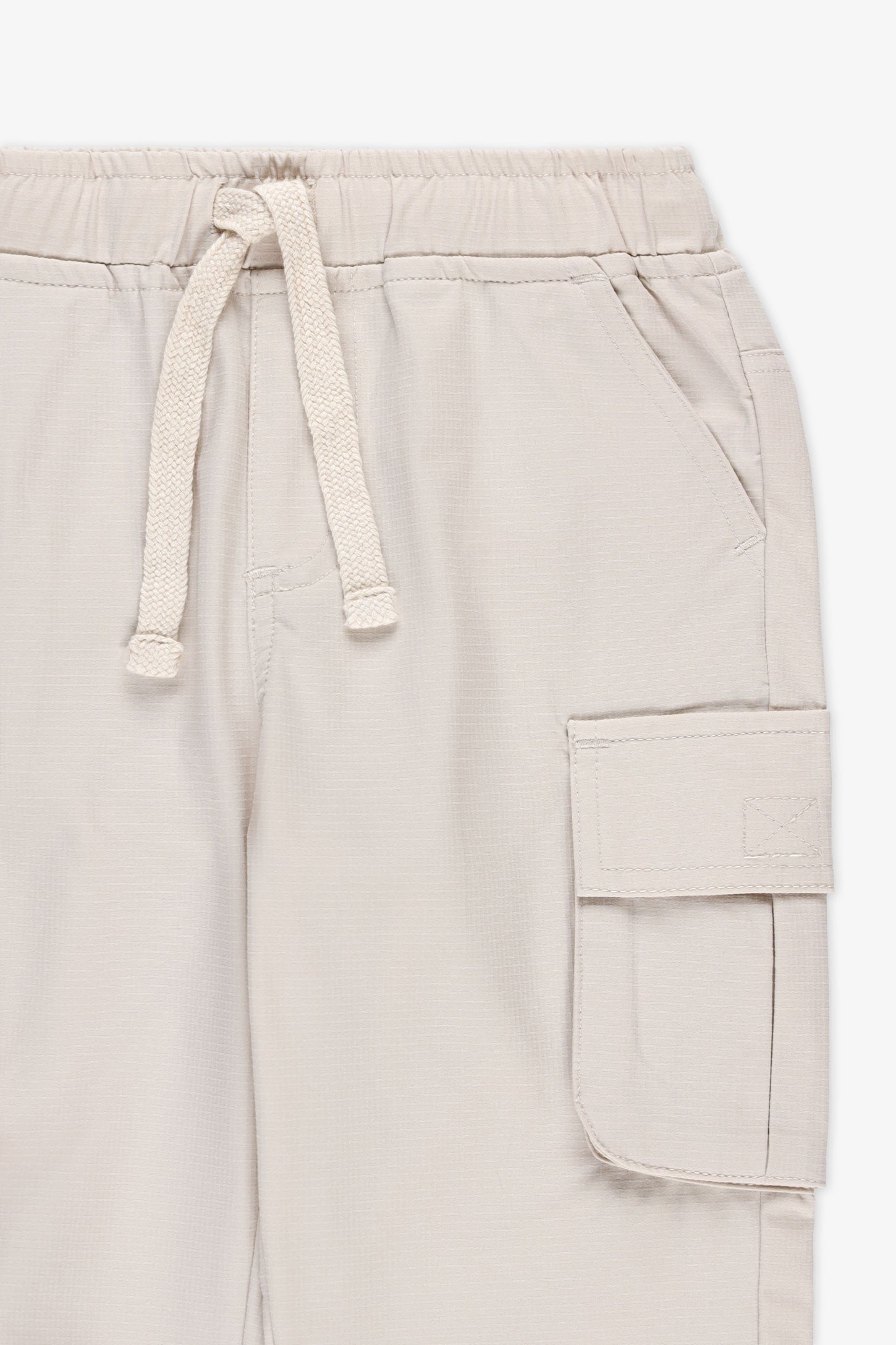 Pantalon cargo en ripstop - Enfant fille && BEIGE