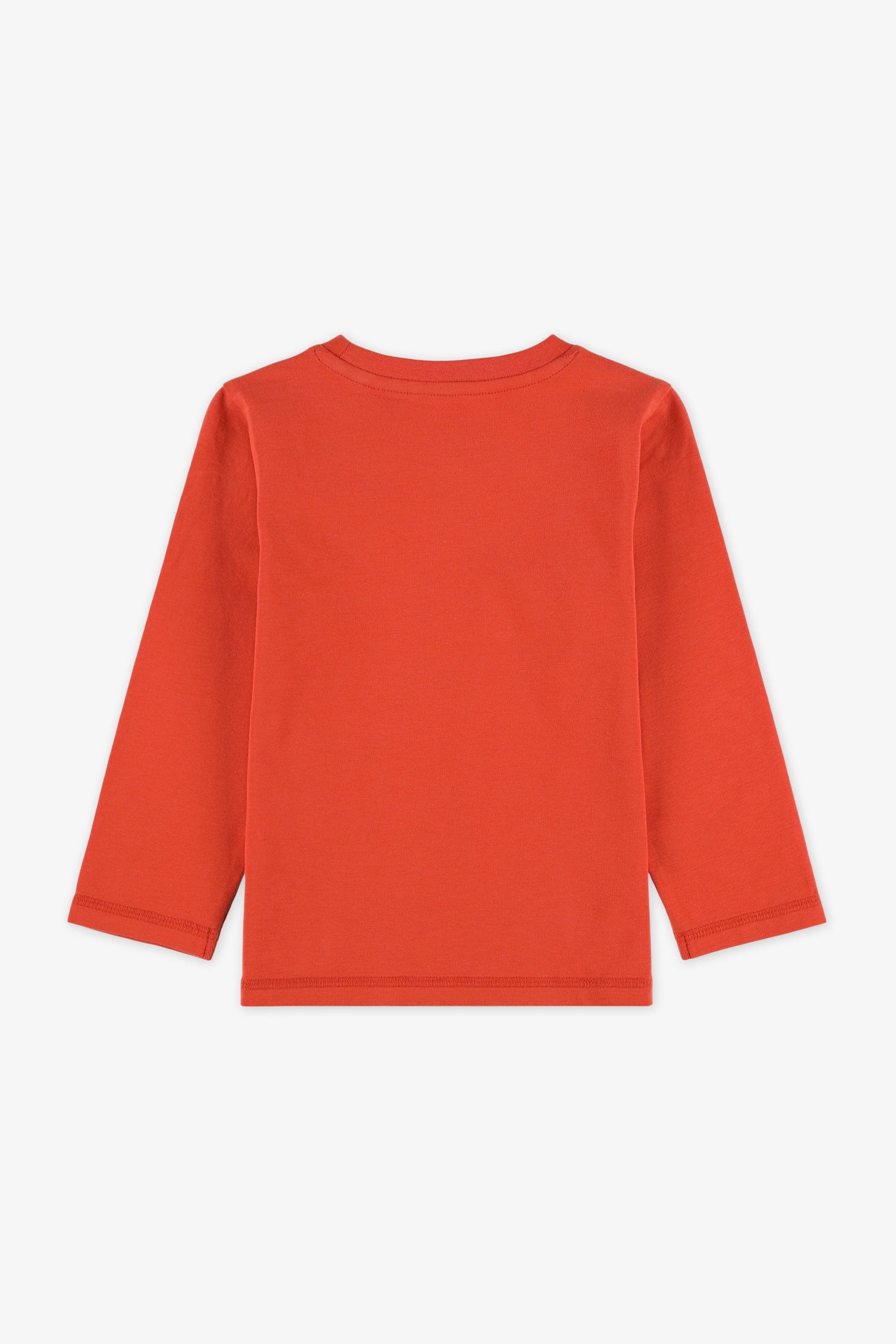 Chandail col rond manches longues - Bébé garçon && ROUGE