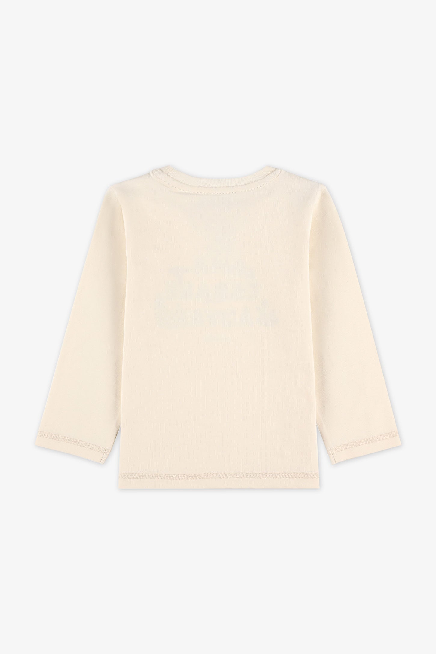 Chandail col rond manches longues, 2T-3T - Bébé garçon && BEIGE