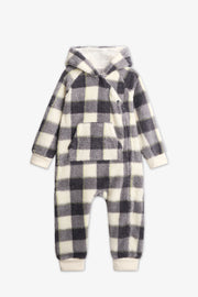 Ensemble 1-pièce à capuchon, 2T-3T - Bébé garçon && BEIGE/MULTI