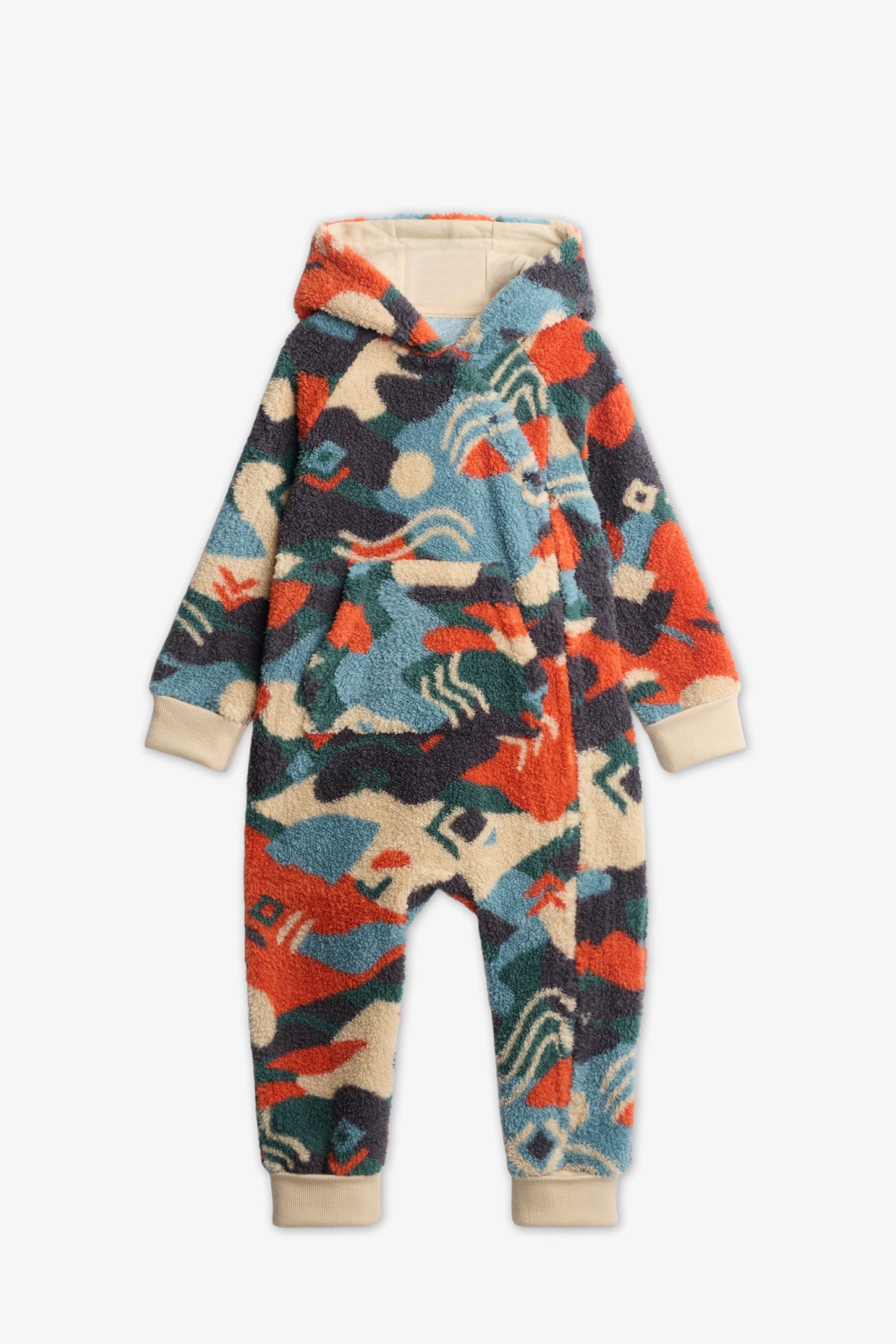 Ensemble 1-pièce à capuchon, 2T-3T - Bébé garçon && CHARBON/MULTI