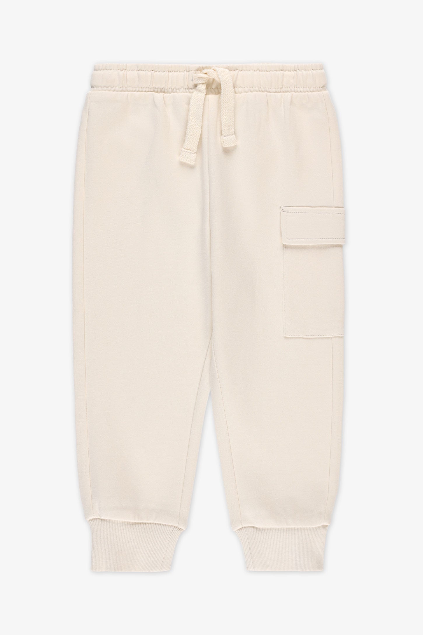 Pantalon jogger coton - Bébé fille && BEIGE/MULTI
