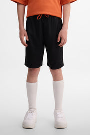 Short bermuda coton - Ado garçon && NOIR