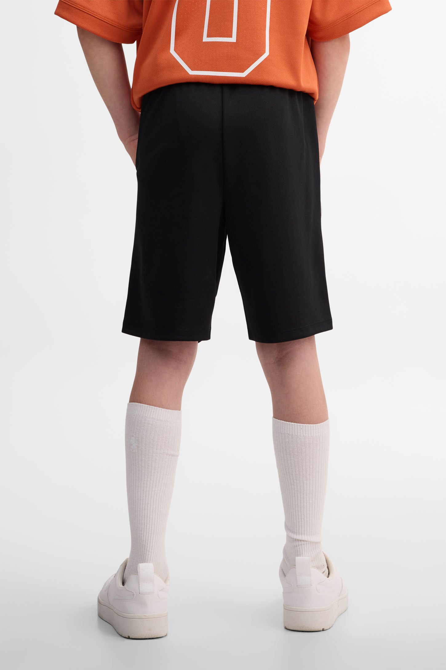 Short bermuda coton - Ado garçon && NOIR