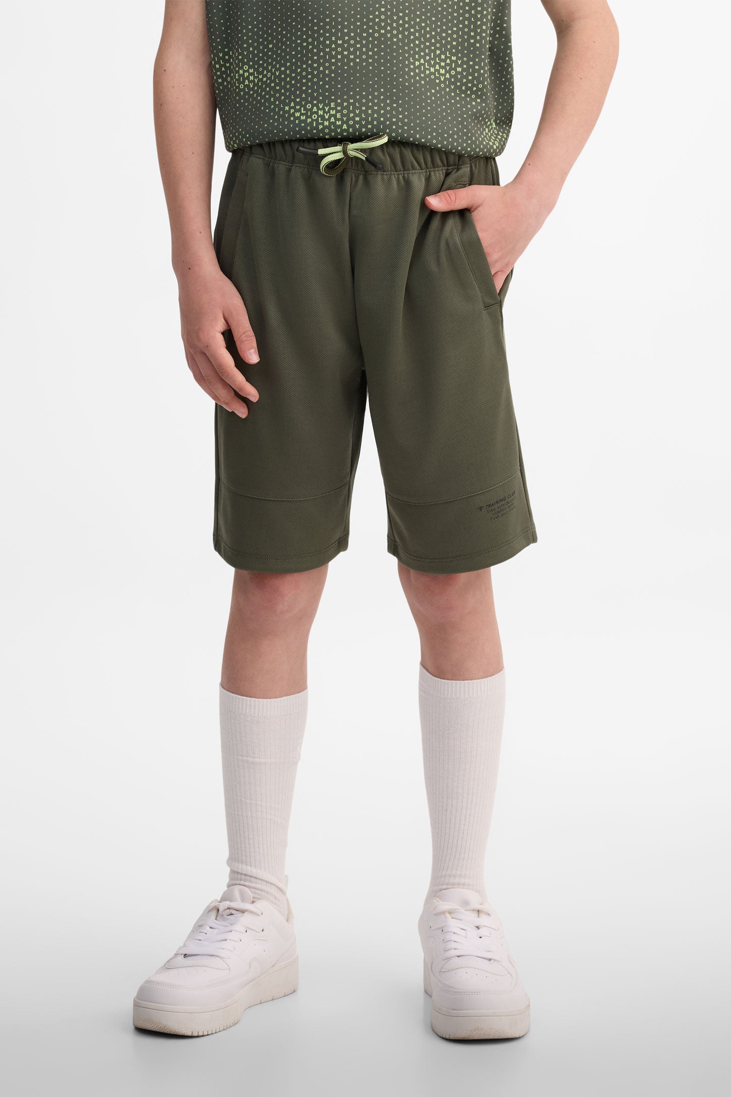 Short bermuda coton - Ado garçon && KAKI