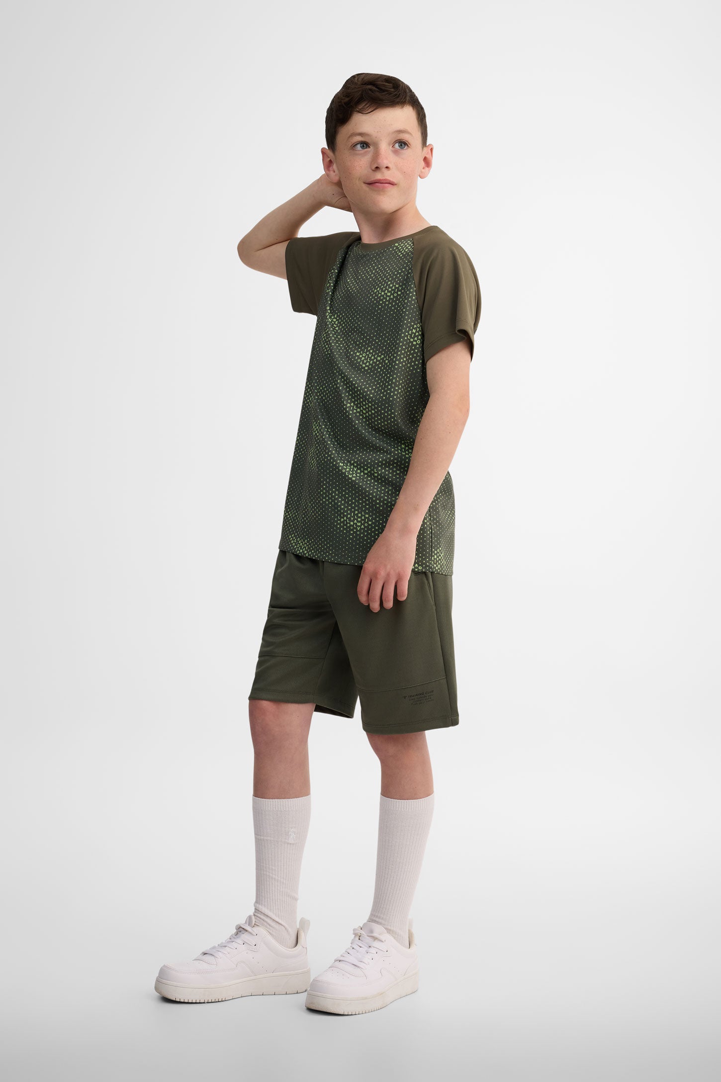 Short bermuda coton - Ado garçon && KAKI