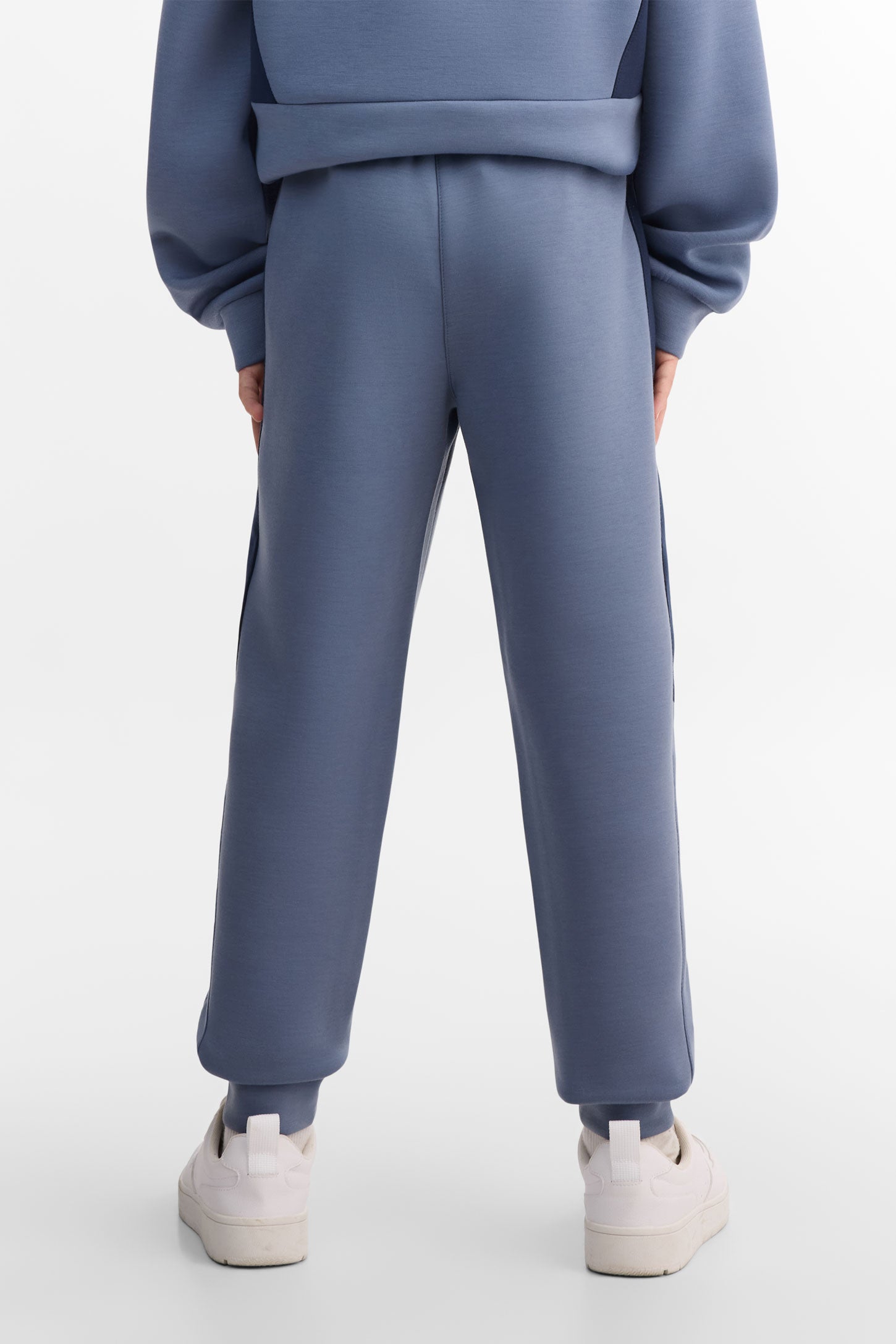 Pantalon jogger coton ouaté - Ado garçon && GRIS