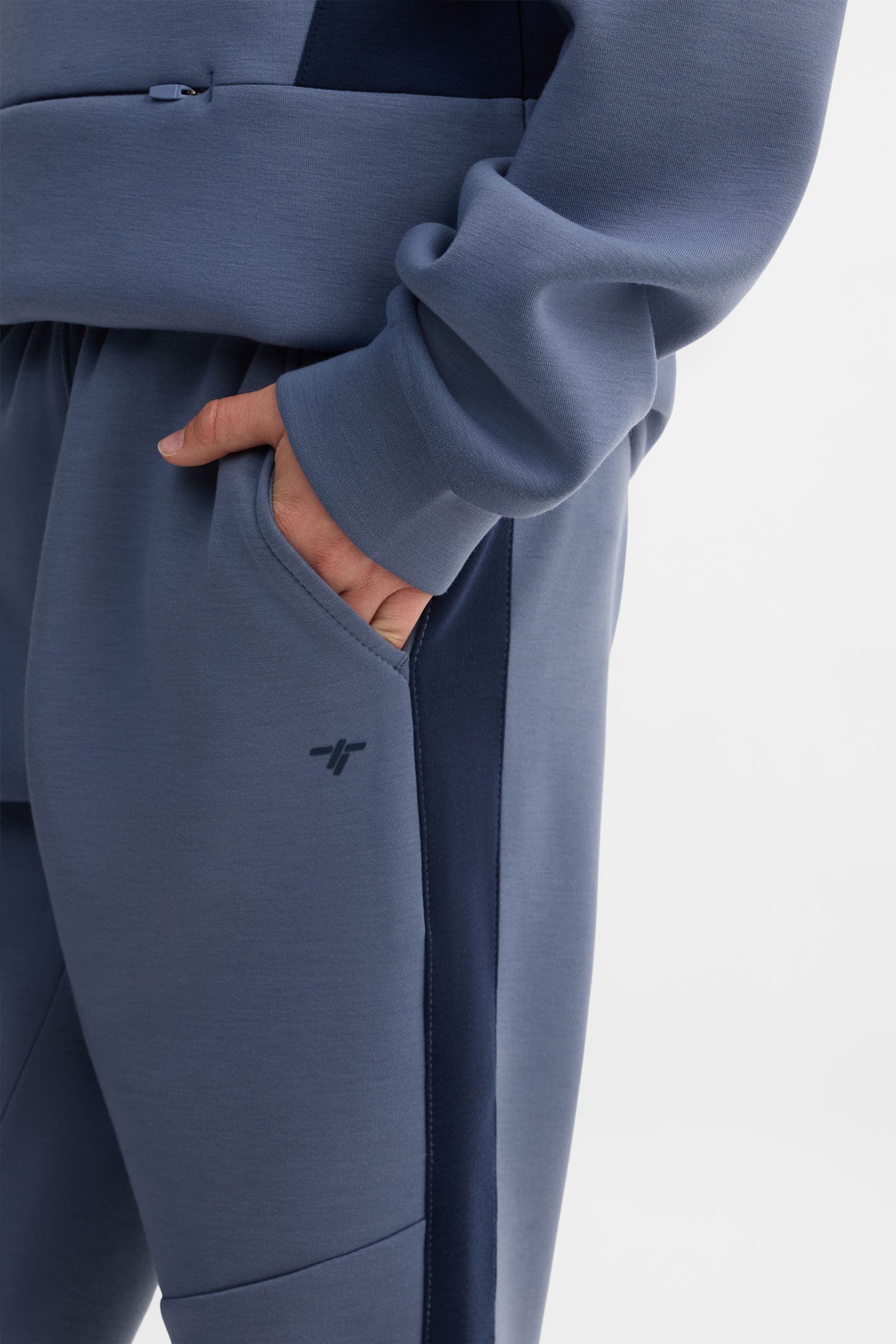 Pantalon jogger coton ouaté - Ado garçon && GRIS