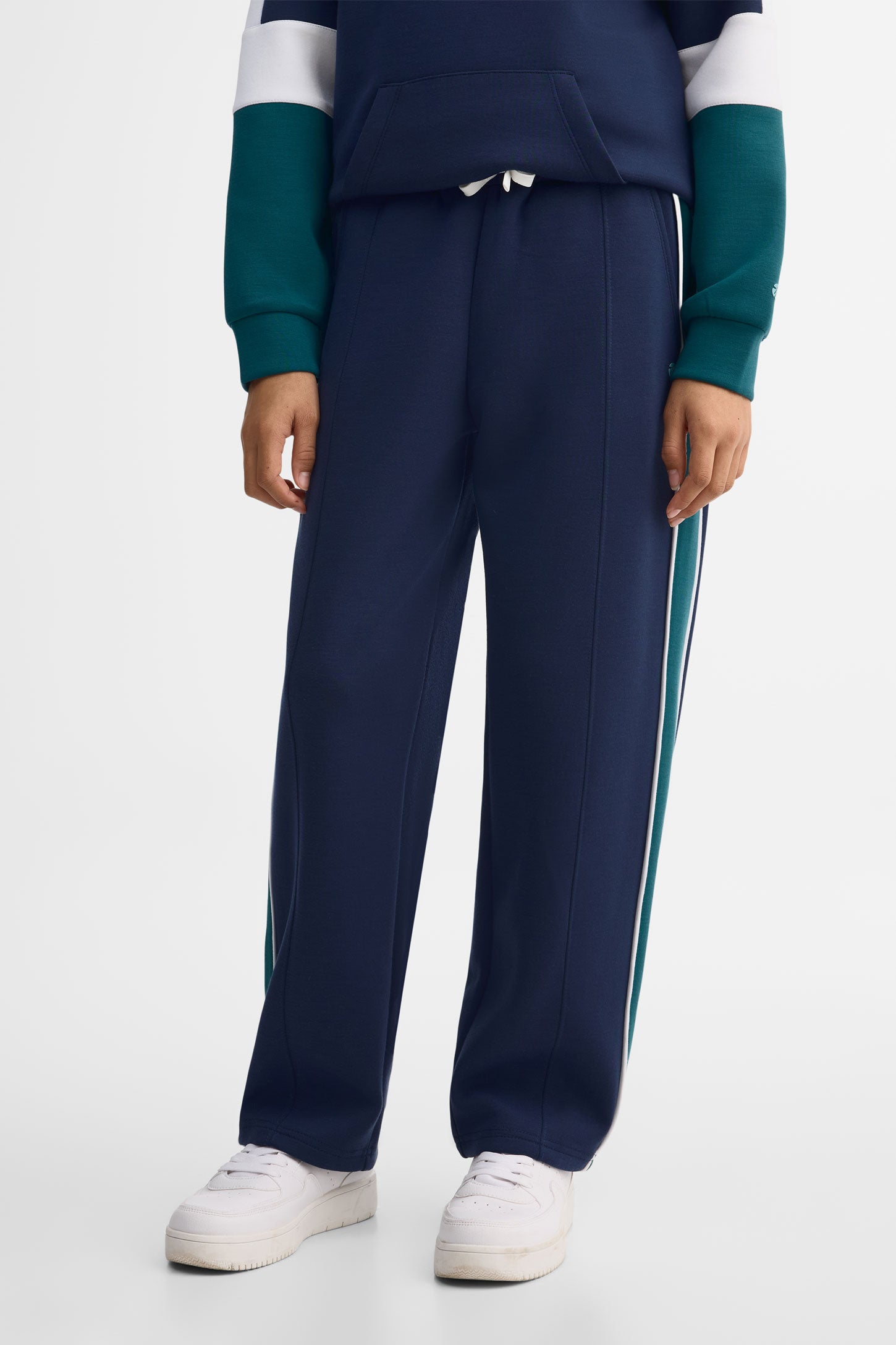 Pantalon jogger coupe ajustée - Ado fille && MARIN
