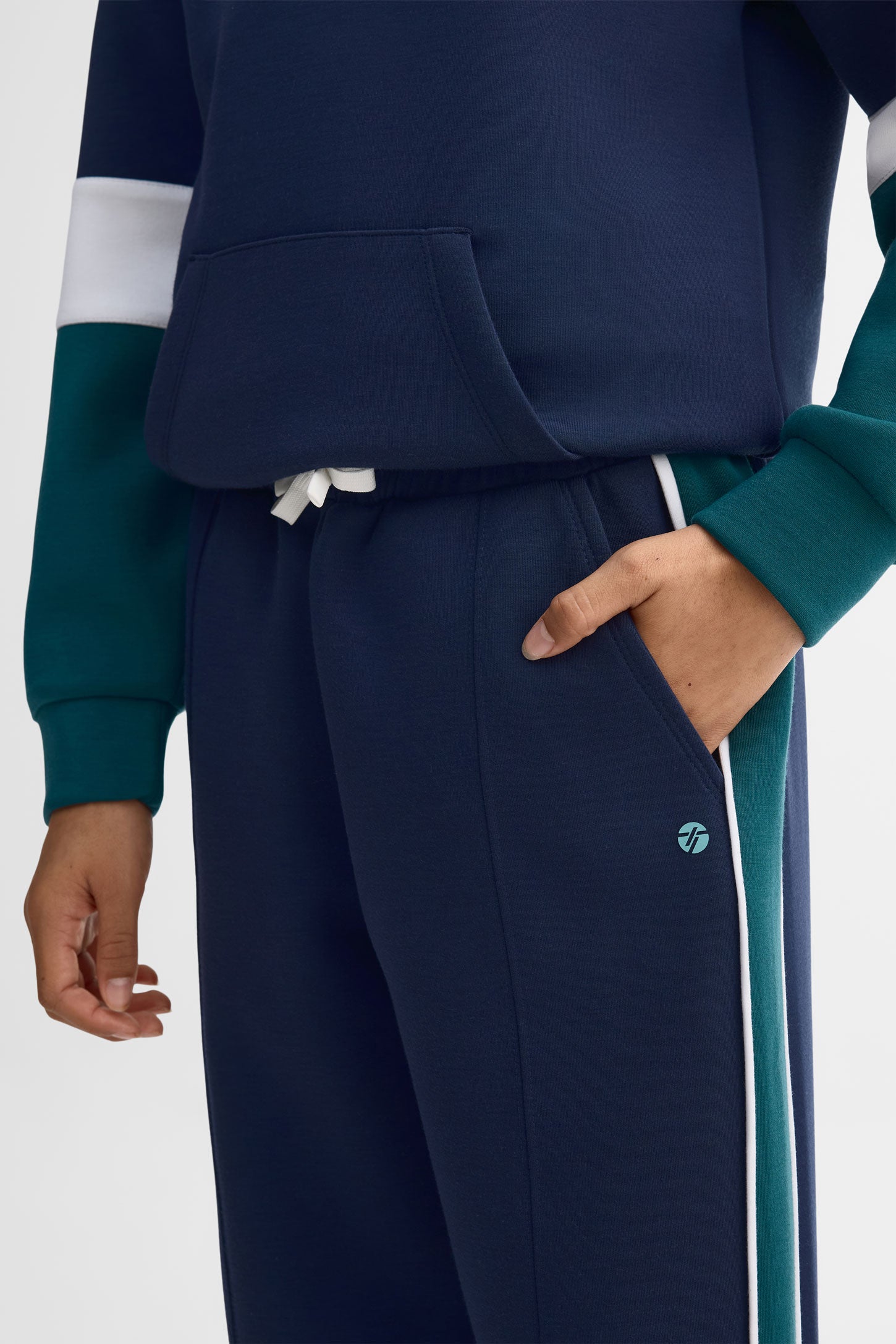 Pantalon jogger coupe ajustée - Ado fille && MARIN