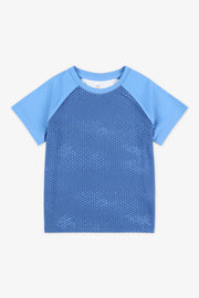 T-shirt col rond - Enfant garçon && BLEU MULTI