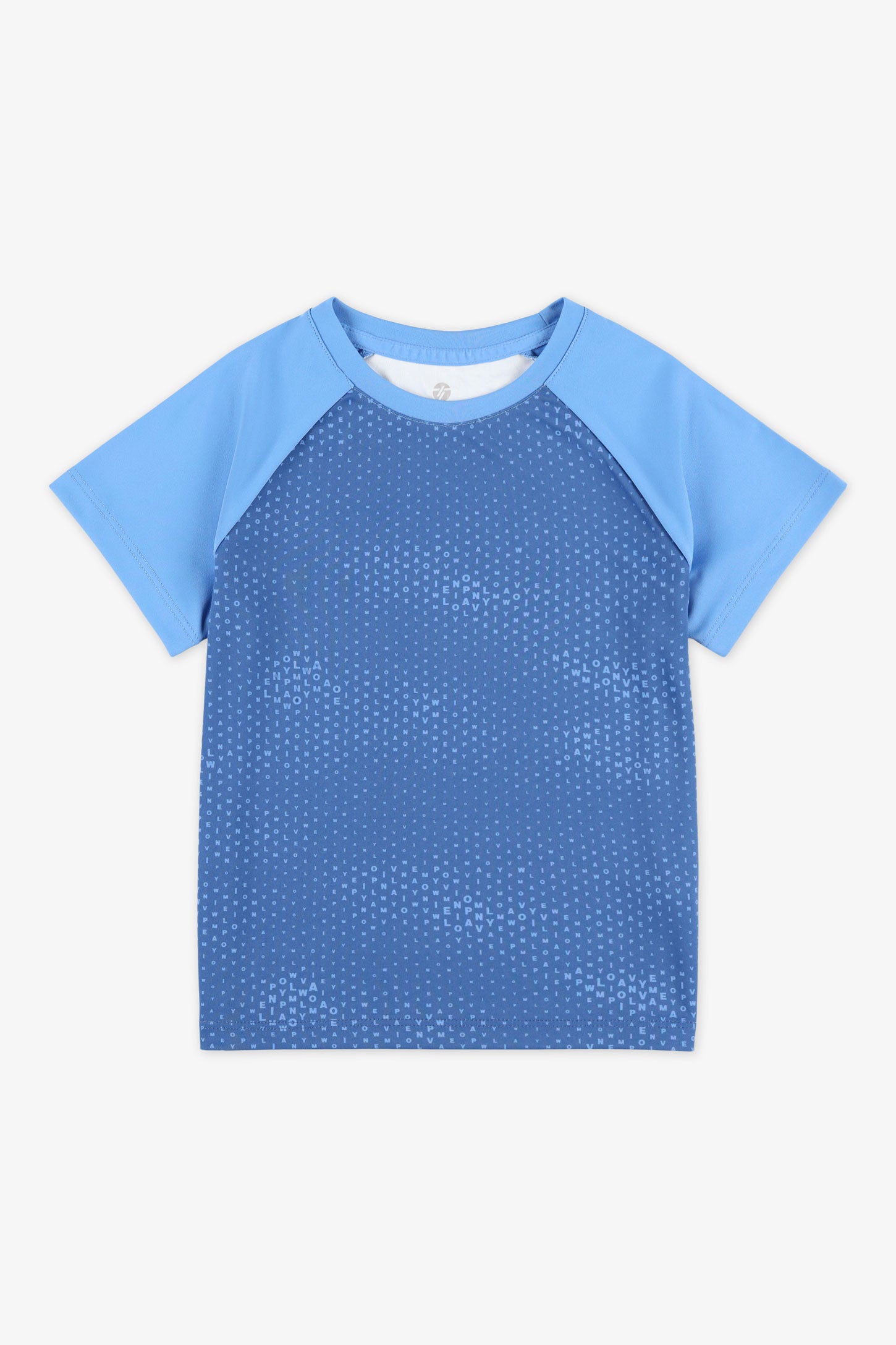 T-shirt col rond - Enfant garçon && BLEU MULTI