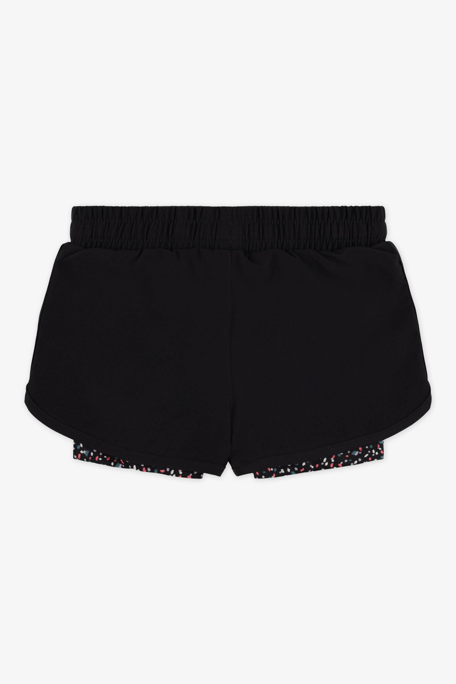 Short 2-en-1 - Enfant fille && NOIR/MULTI
