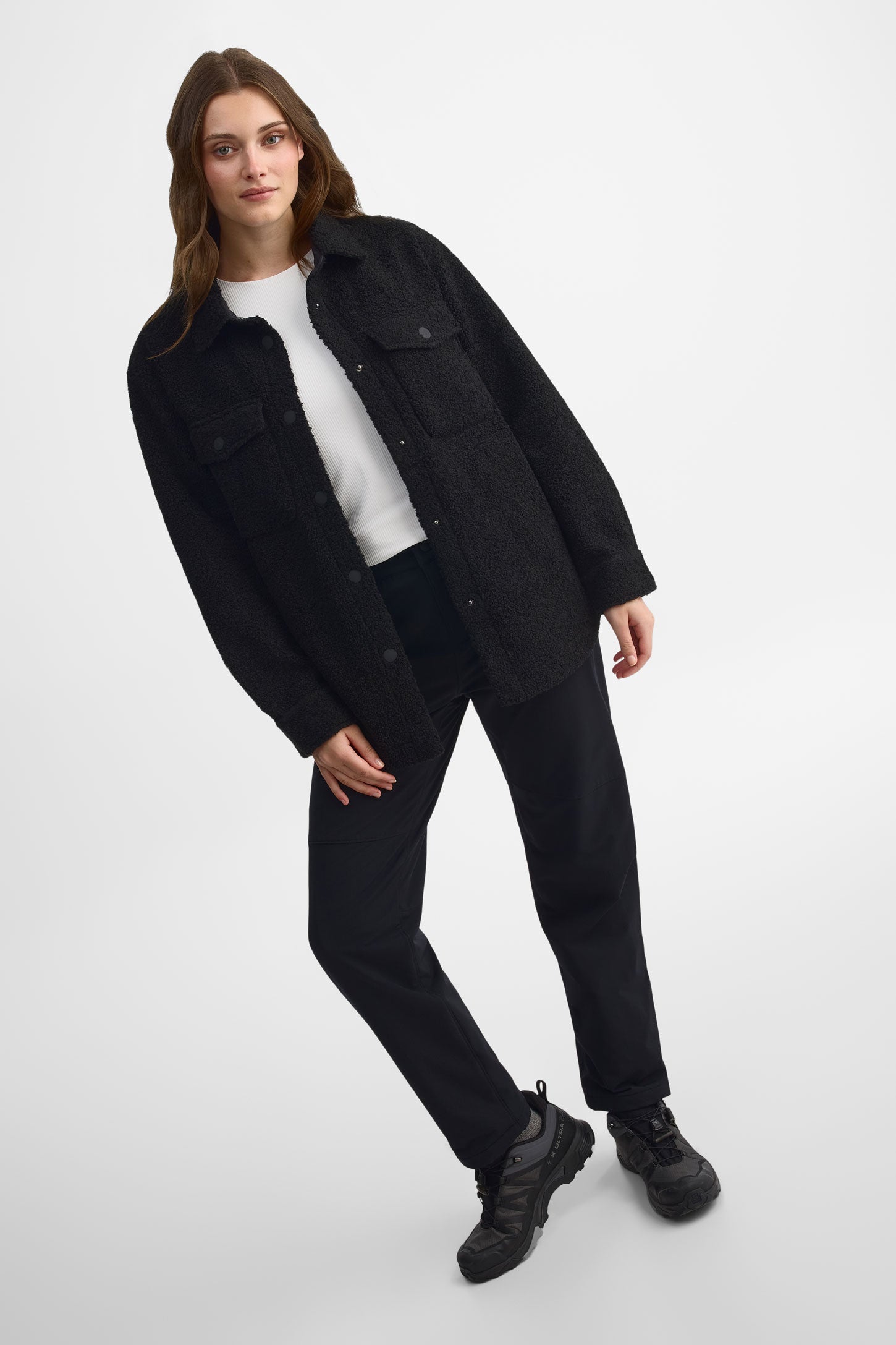 Pantalon résistant à l'eau doublé - Femme && NOIR