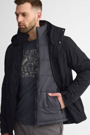 Manteau 3-en-1 imperméable - Homme && NOIR