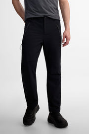 Pantalon nylon doublé extensible 4 sens - Homme && NOIR