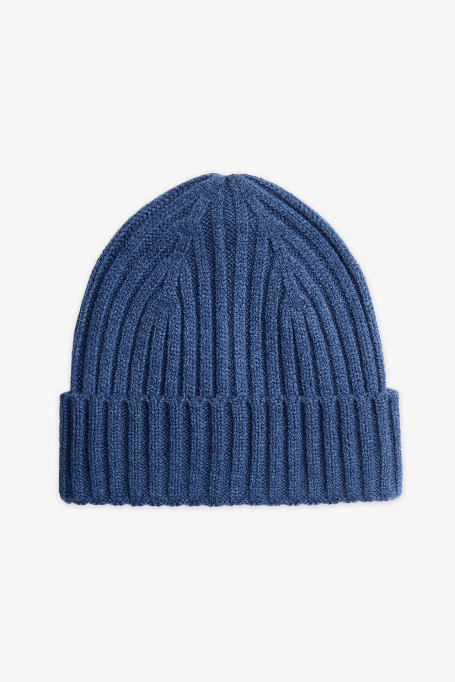Tuque à revers côtelée - Bébé garçon && MARIN