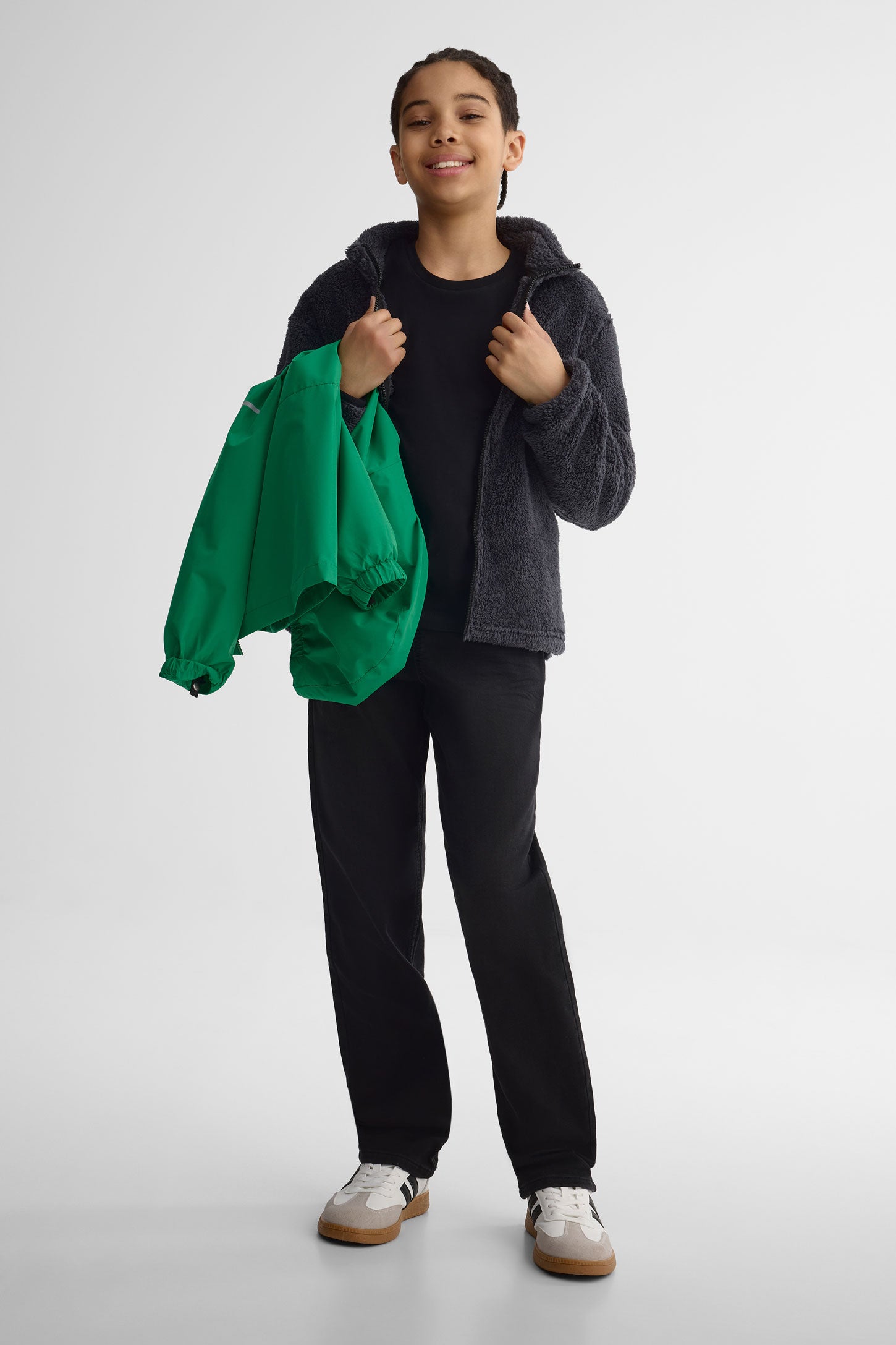 Manteau 3-en-1 résistant à l'eau - Ado garçon && VERT