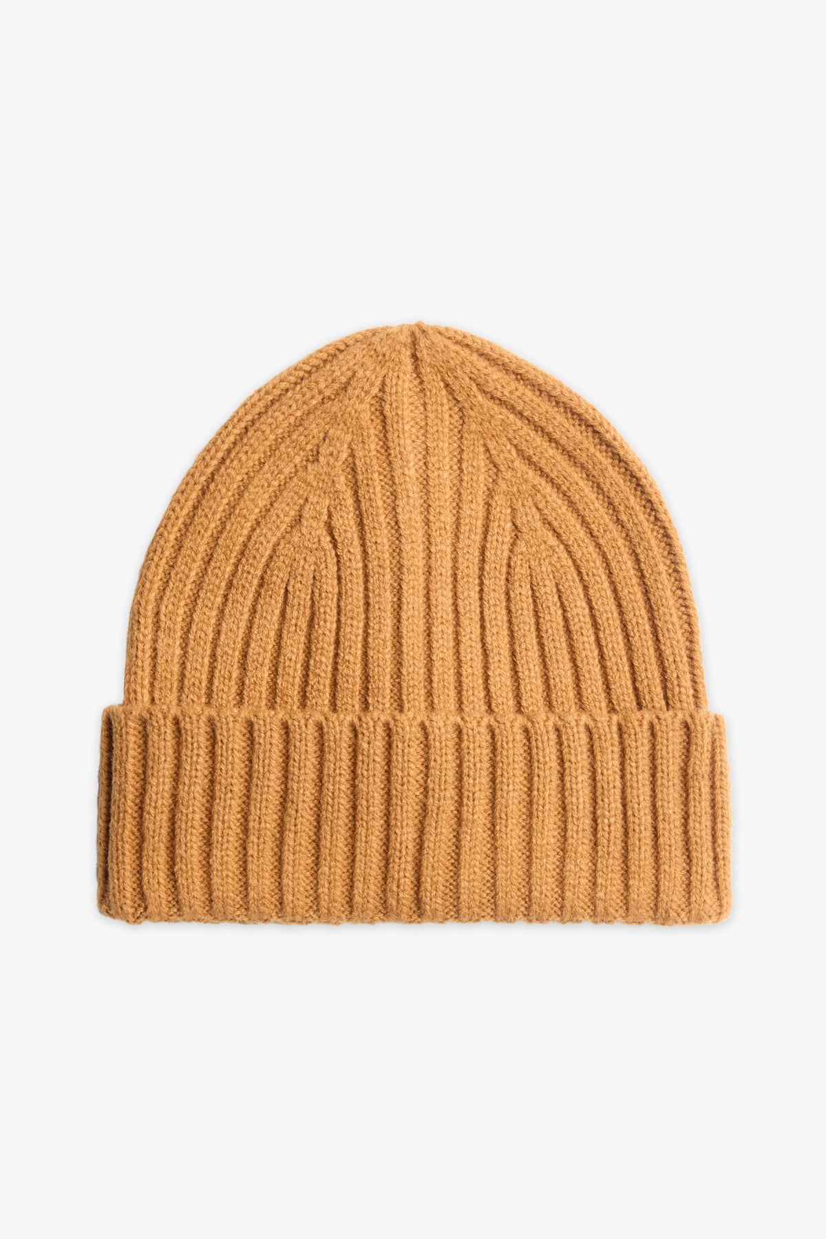 Tuque à revers en tricot - Ado garçon && BRUN
