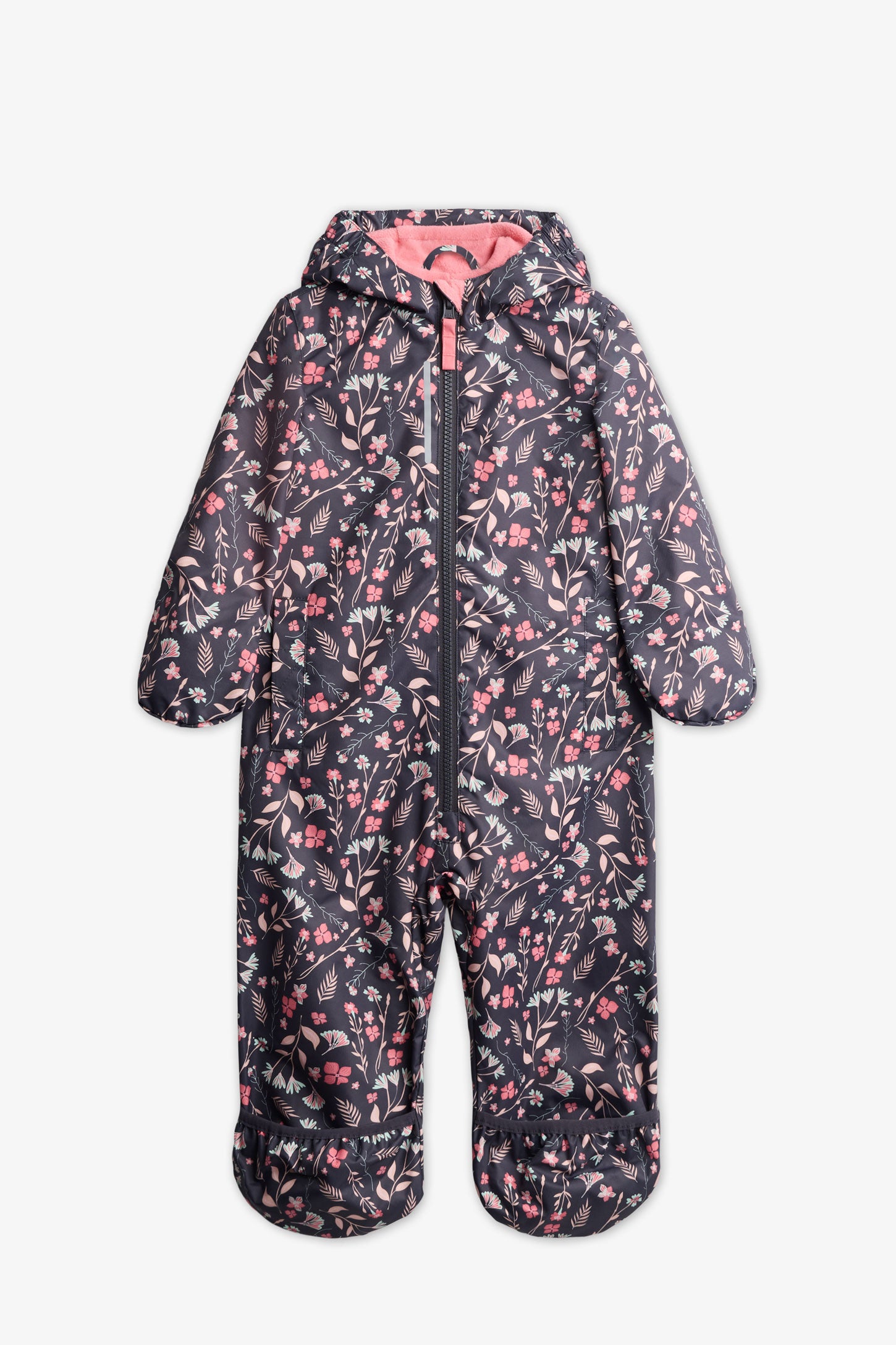 Habit de pluie 1-pièce mi-saison - Bébé fille && CHARBON/MULTI