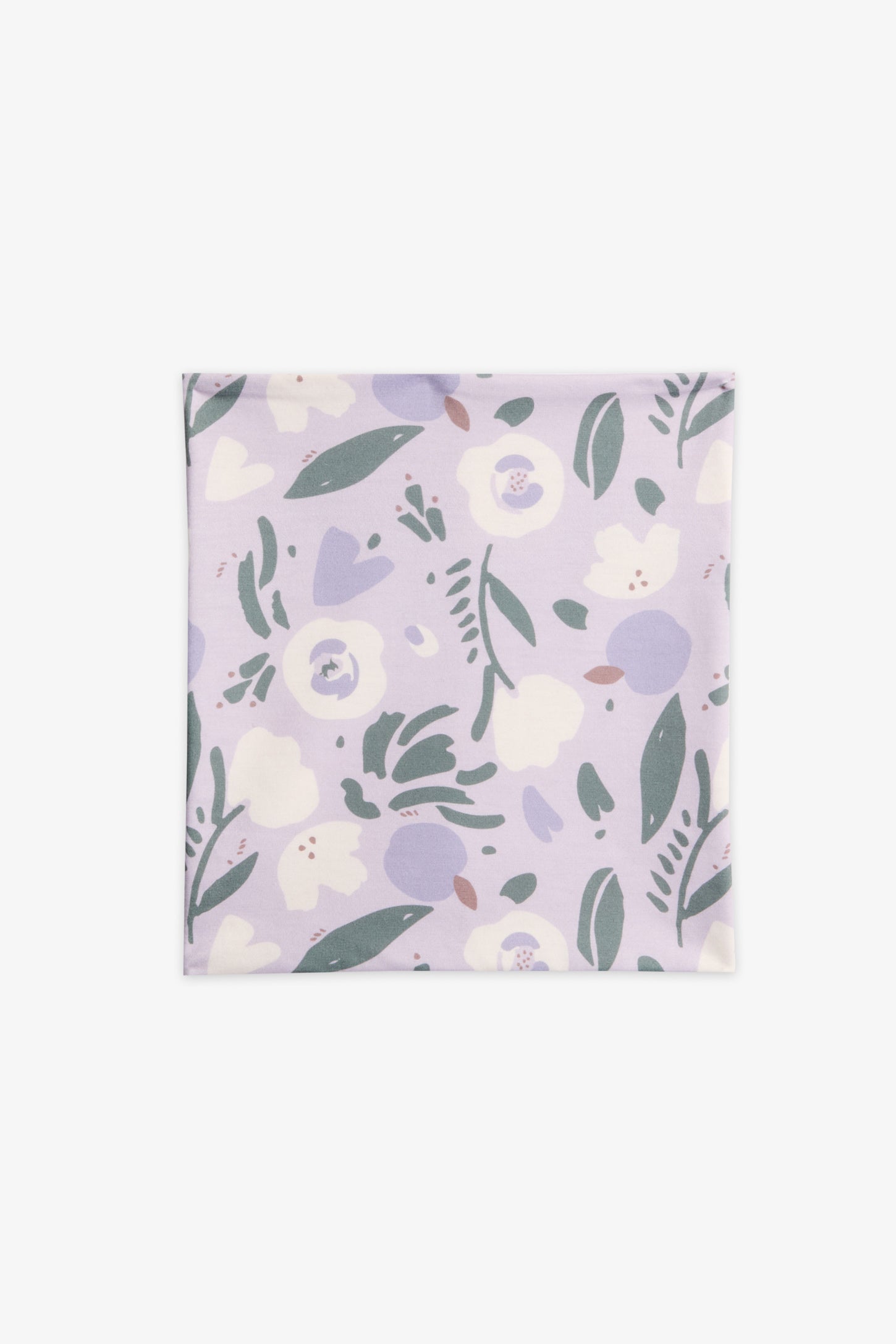 Cache-cou en jersey doublé - Enfant fille && LILAS MULTI