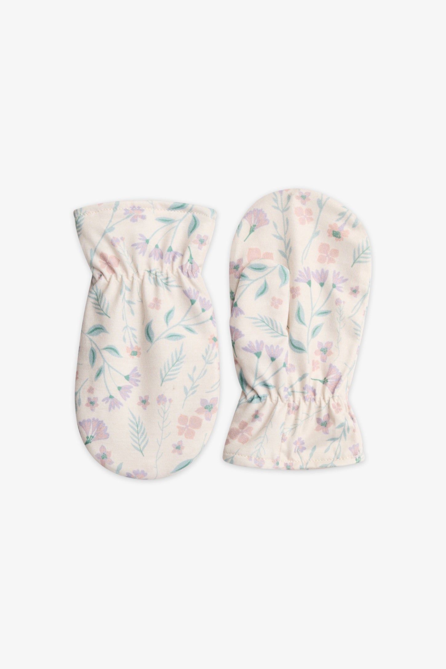 Mitaines en jersey doublées - Enfant fille && BLANC CASSÉ/MULTI