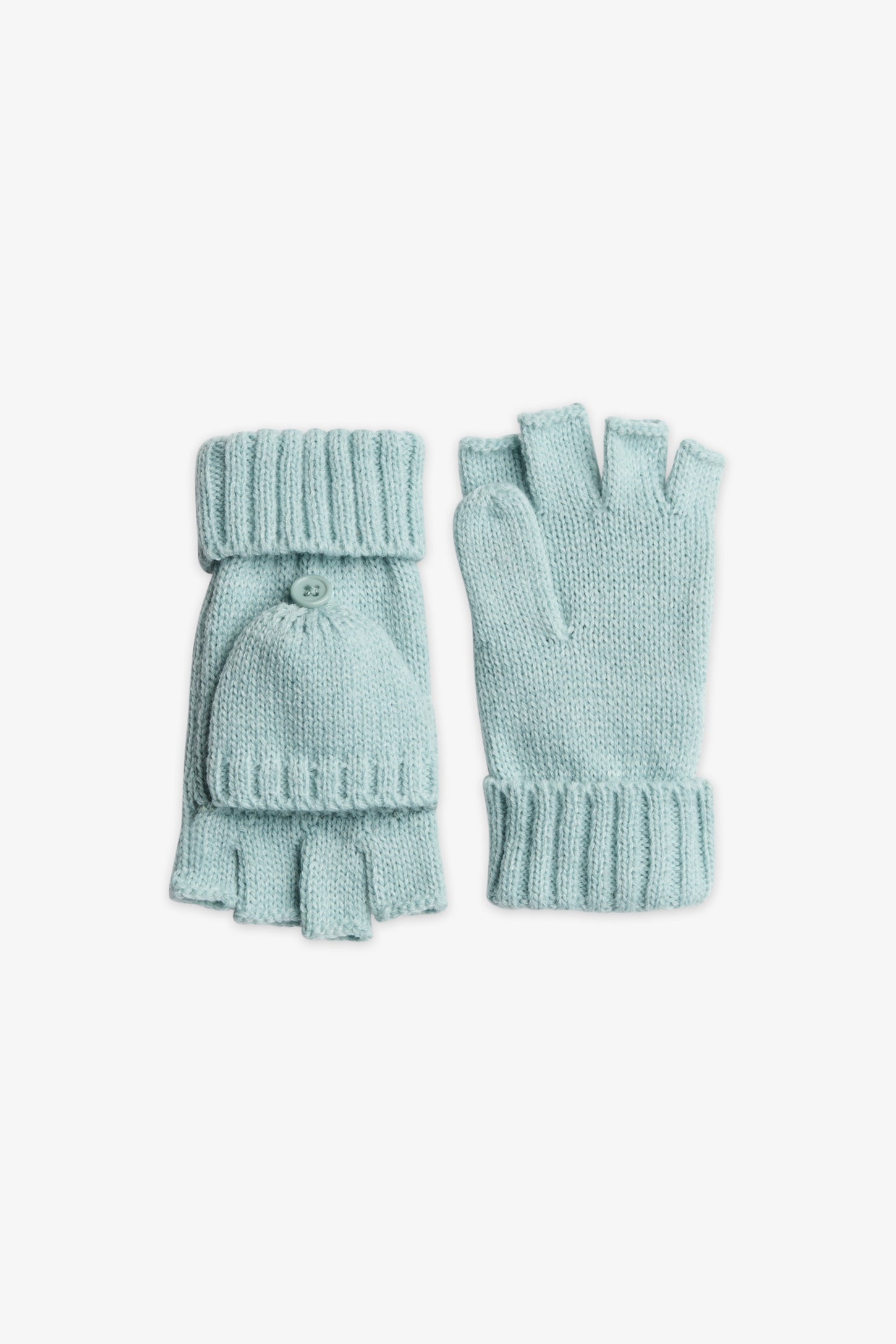 Mitaines convertibles - Enfant fille && AQUA