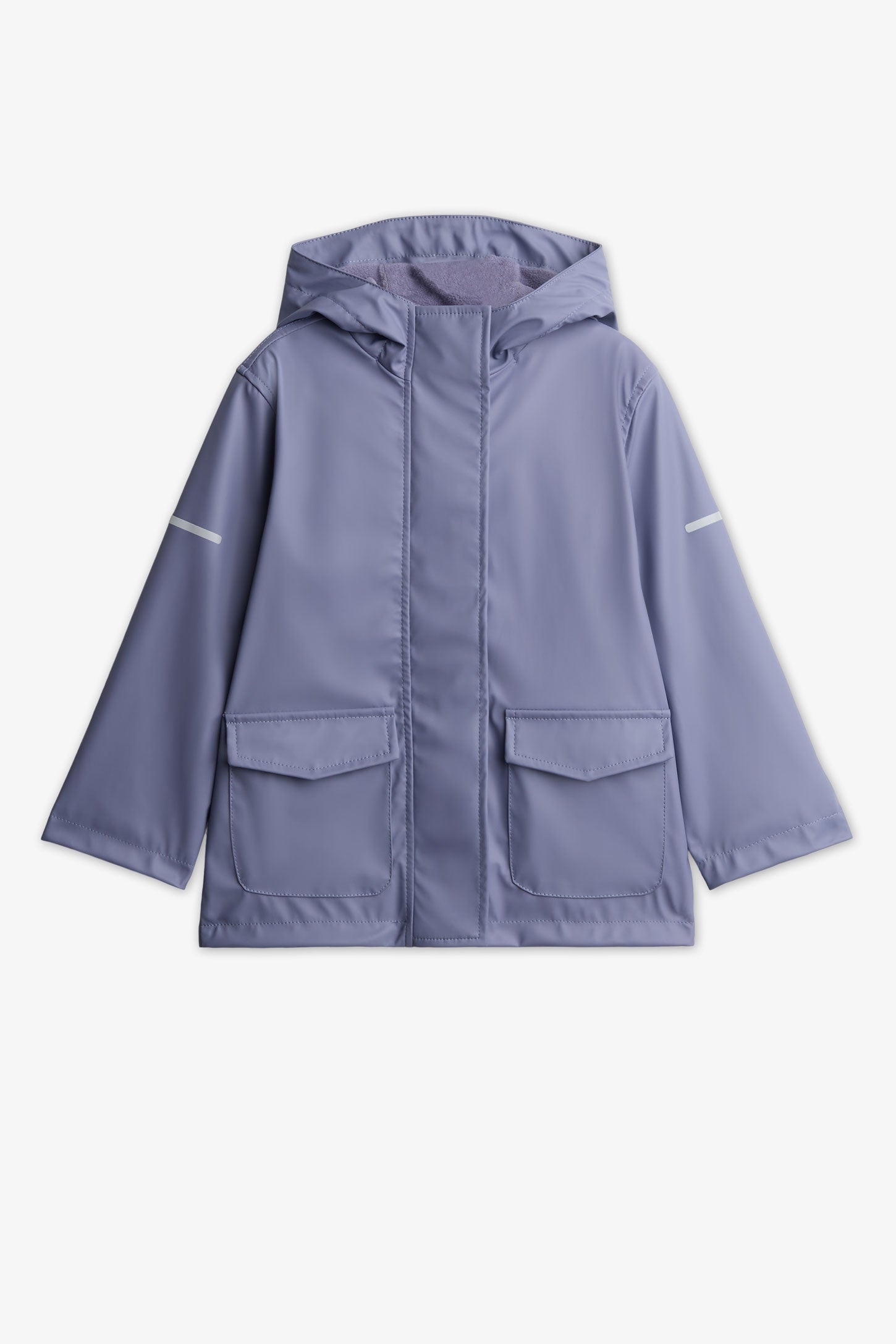 Manteau imperméable doublé - Enfant fille && GRIS