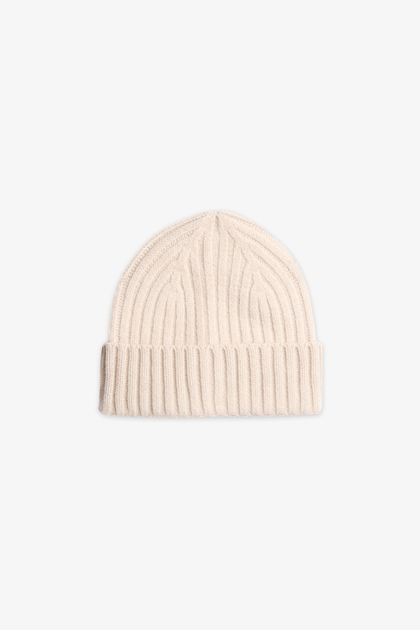 Tuque en tricot côtelée - Ado fille && BEIGE