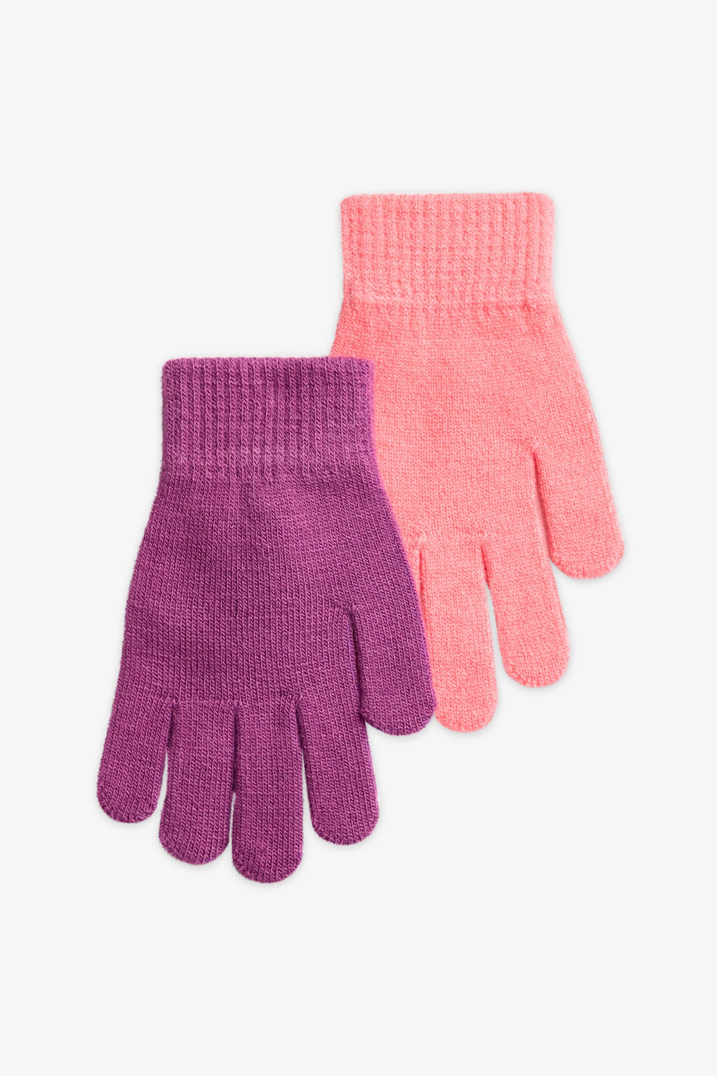 Lot de 2 paires de gants magiques, 2/10$ - Ado fille && MAUVE FONCE